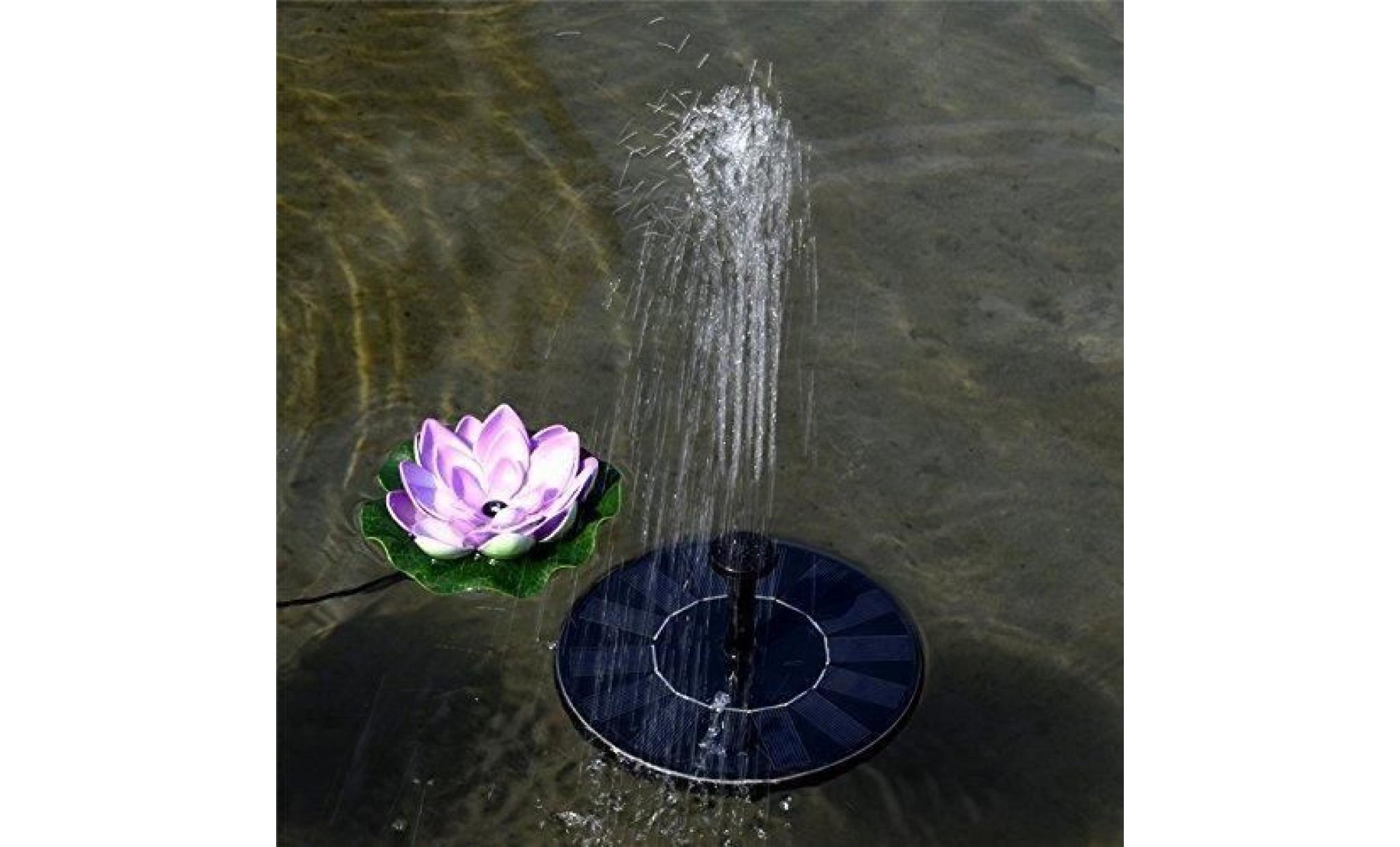 1.4w solaire panneau fontaine eau tête de pompe extérieur sécurité remplacement pour décor jardin maison diy h1611 pas cher