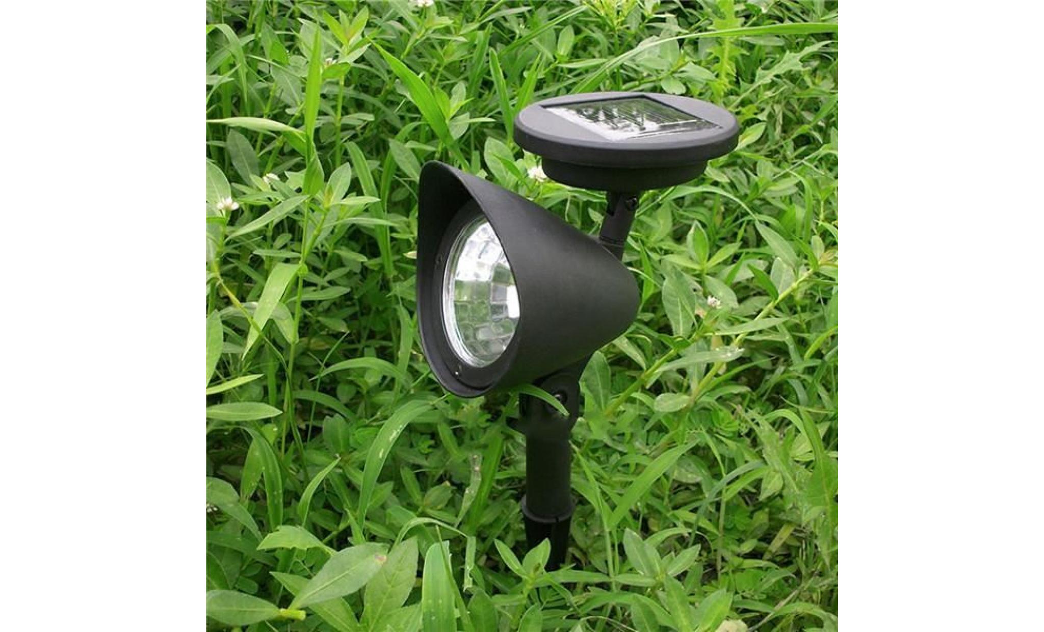 1 pcs  3 led solaire spotlight propulsé extérieure jardin paysage pelouse jardin chemin spot décoration lampe auto le
