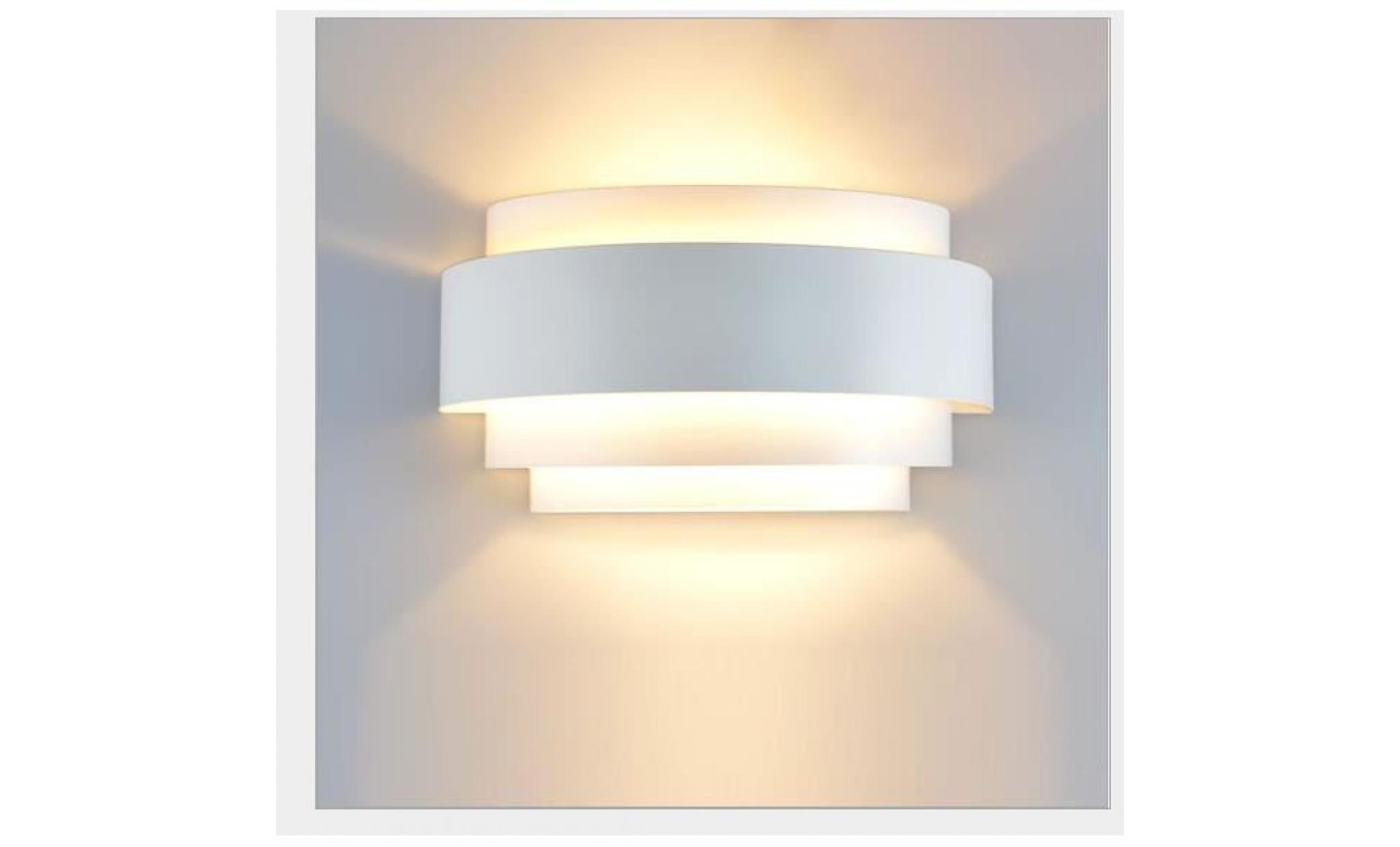 1 pcs courbe applique murale lampe de chevet chambre intérieur led mur lumière led hôtel chambre mur lampe(sans ampoules) blanc