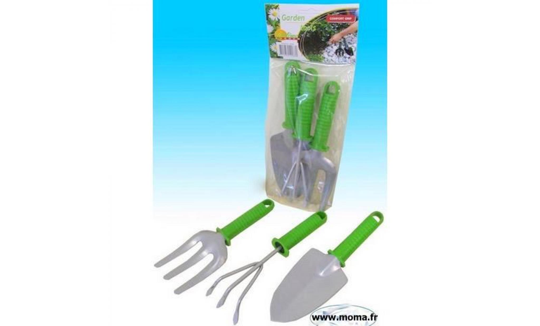 1 x   set de 3 outils de jardinage 