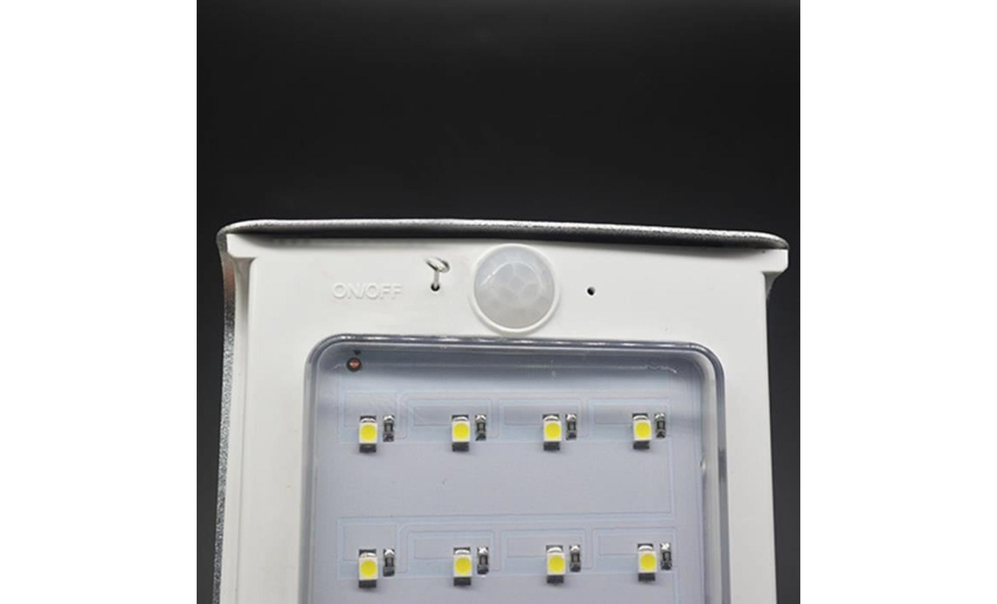 16LED Lampe Energie Solaire Corps Humain Induction IP65 Etanche Mur Lumière pas cher