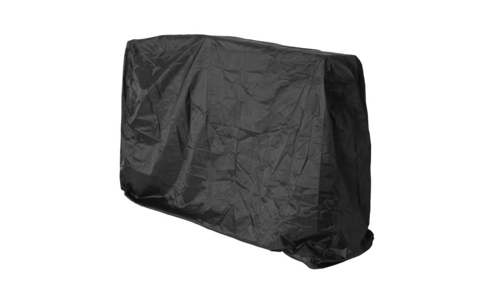 170cm x 61cm x 117cm noir bbq étanche couverture pluie extérieur barbecue grill protecteur