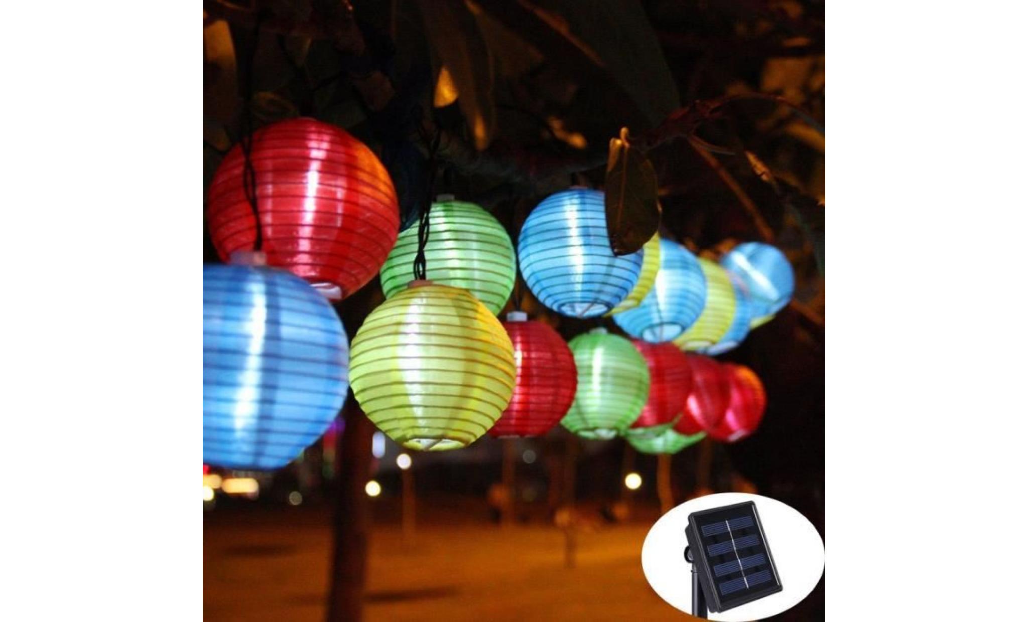 1pcs 30led lampe solaire lampe lanterne ball lumières à cordes solaires Éclairage extérieur fairy globe lumière décorative de noël p
