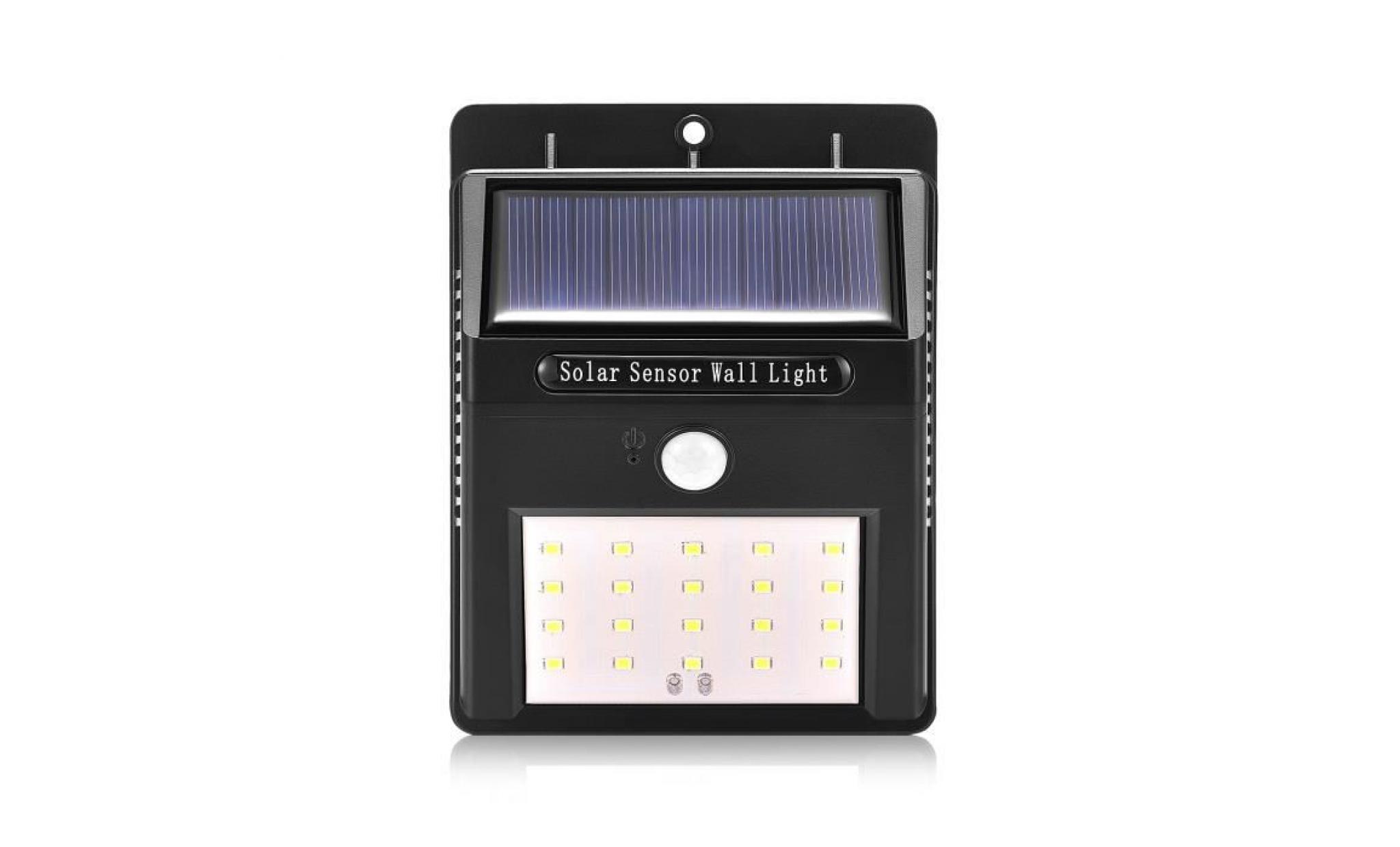 1pcs / set 20led imperméable à l'eau capteur solaire lumière contrôle des capteurs de corps humain pas cher