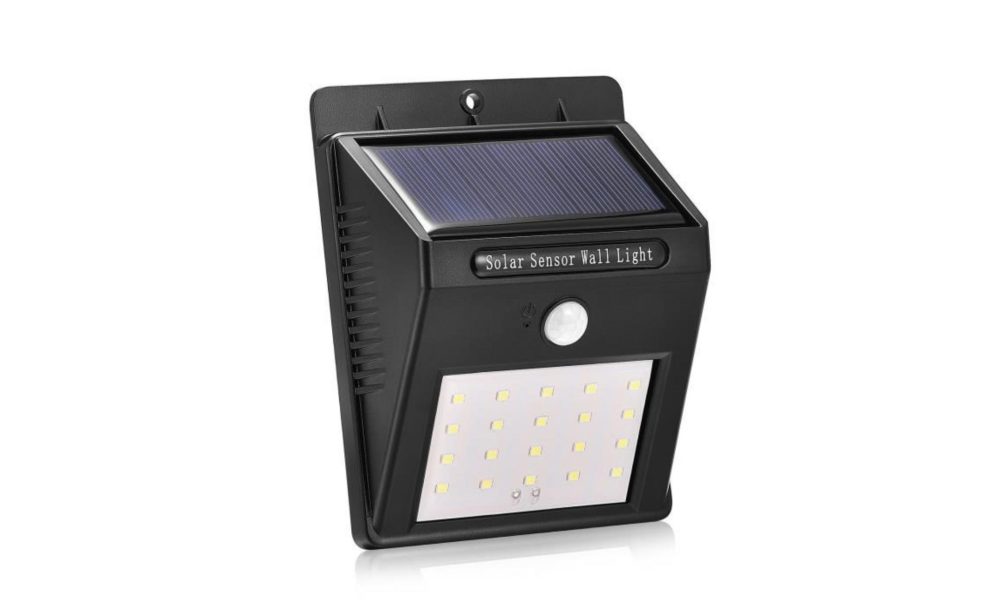 1pcs / set 20led imperméable à l'eau capteur solaire lumière contrôle des capteurs de corps humain pas cher