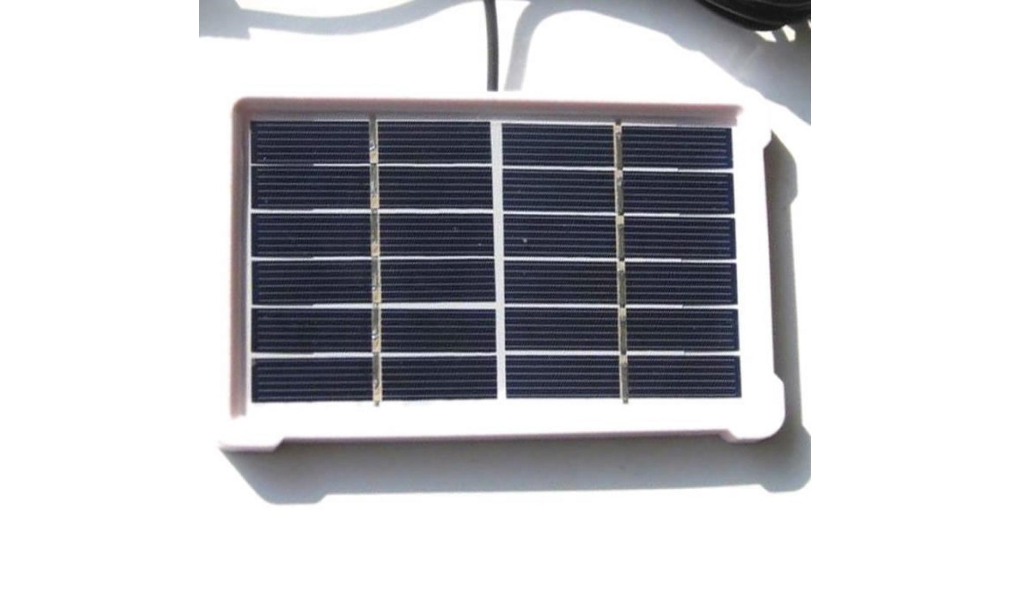 1w 6v polycristallin panneau solaire plaque de verre feuillete avec cadre dc3m ligne jardin solaire tableau lumineux pas cher
