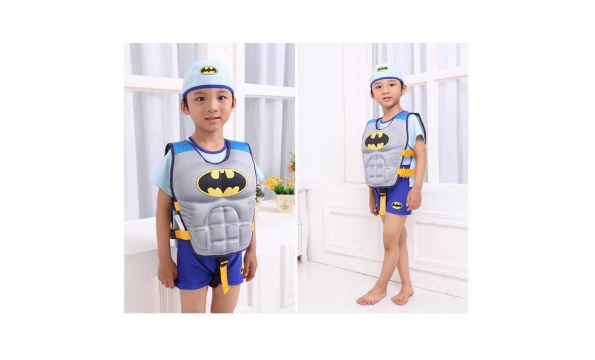 2-8 ans d'âge Batman enfant Swim Vest bébé Swim Entraîneur Float Maillot gonflable Swim Accessoires pas cher
