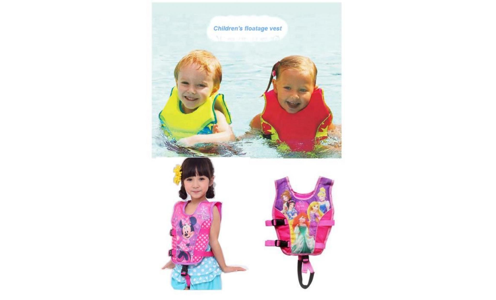 2 8 ans d'âge minnie mouse enfant swim vest bébé swim entraîneur float maillot gonflable swim accessoires pas cher