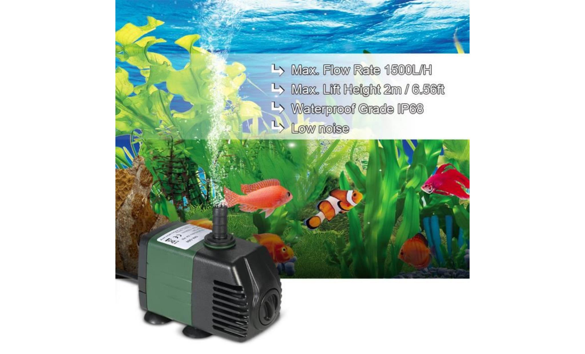 25w pompe à eau submersible pour les fontaines de jardin aquarium poisson buses  de pulvérisation maison ac220 240v pas cher
