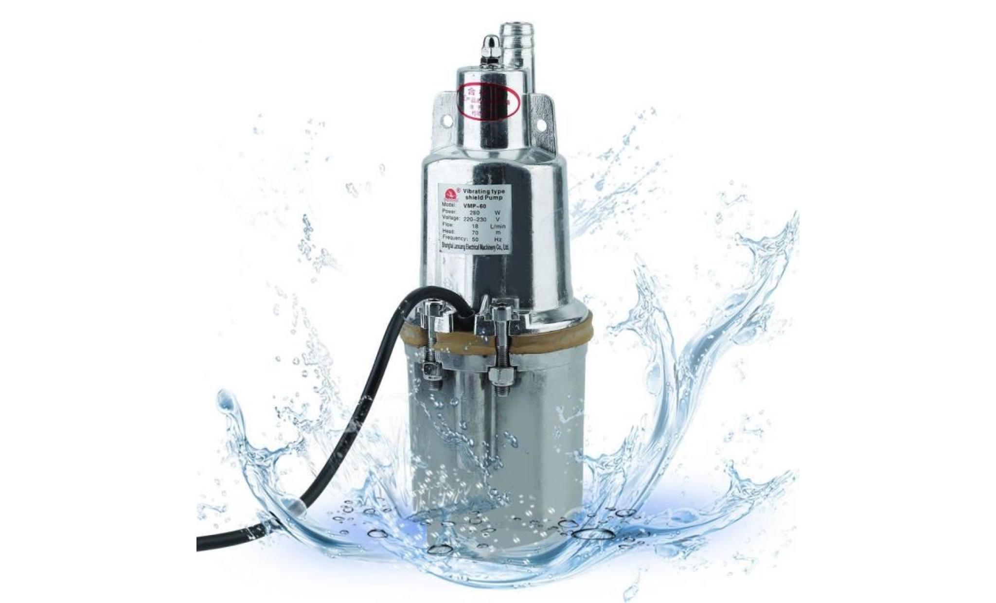 280w pompe submersible en aluminium de jardin de fontaine de diaphragme de l'eau