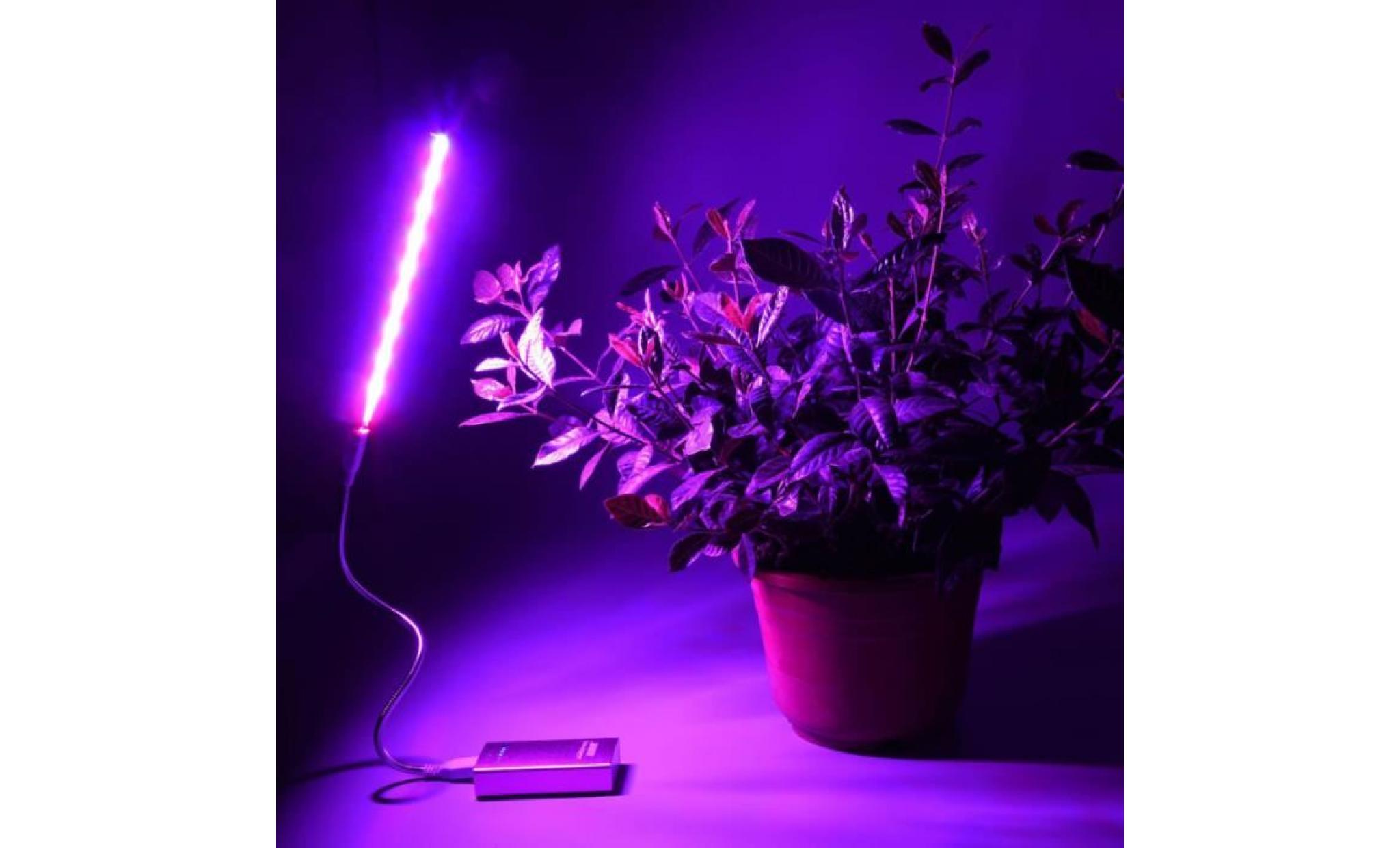 2pcs 2.5w usb led spectre complet fleur plantes succulentes lampe rouge et bleue lampe de croissance des plantes pas cher