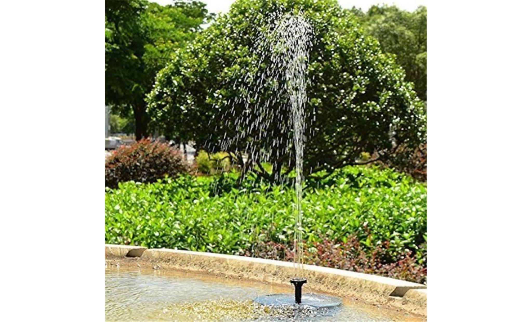2pcs alimentation solaire oiseau fontaine eau décoration bassin de jardin décoration de bassin flottant pas cher