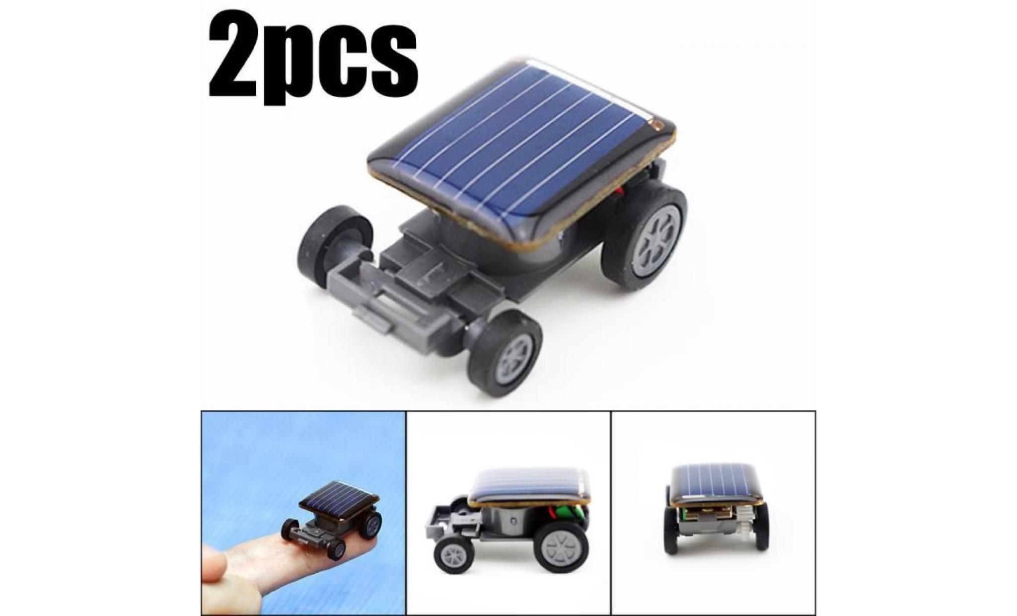 2pcs plus petit énergie solaire mini toy car racer éducation solaire jouet à  liy81205001_168