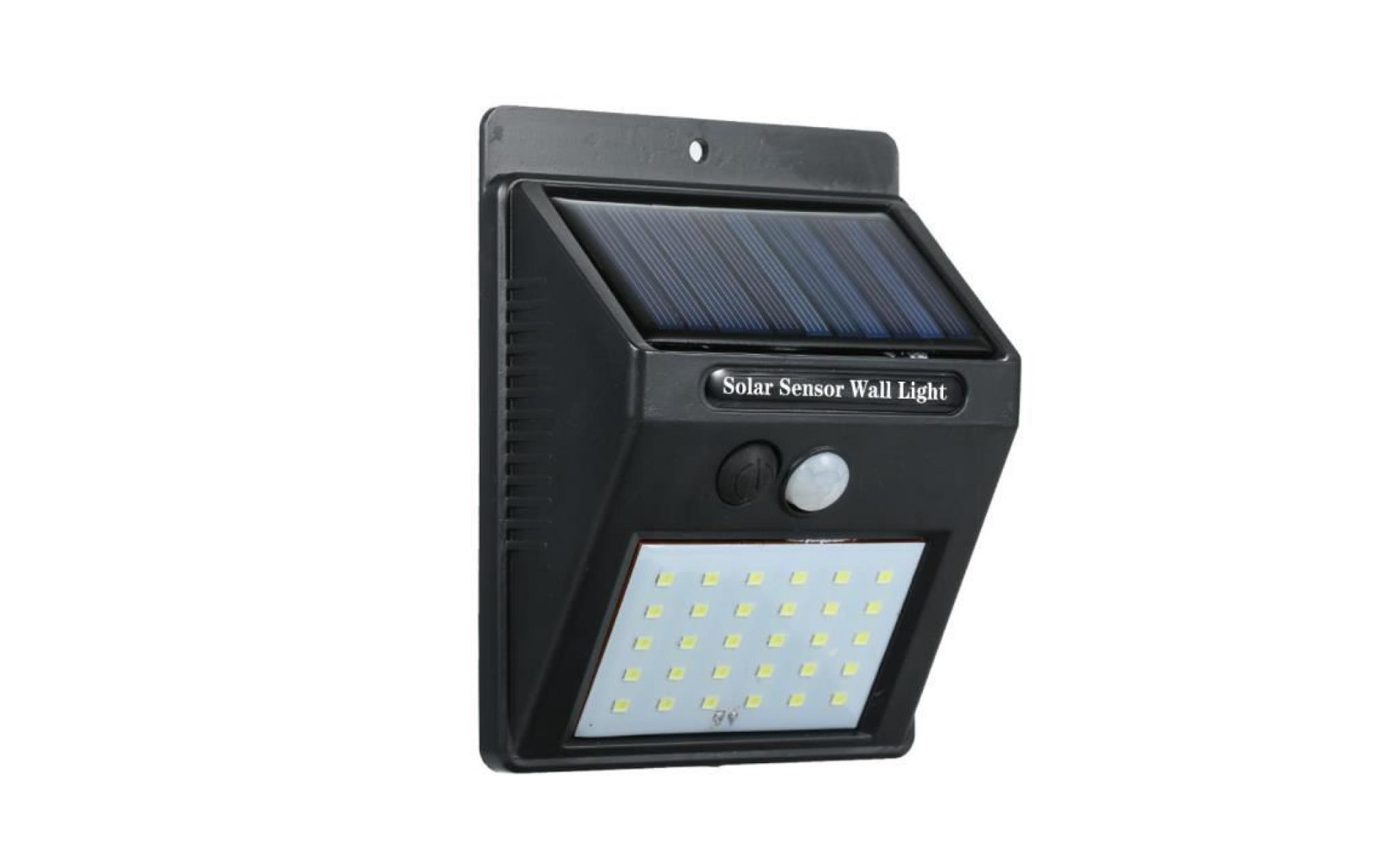 30 leds solar power pir motion sensor wall light