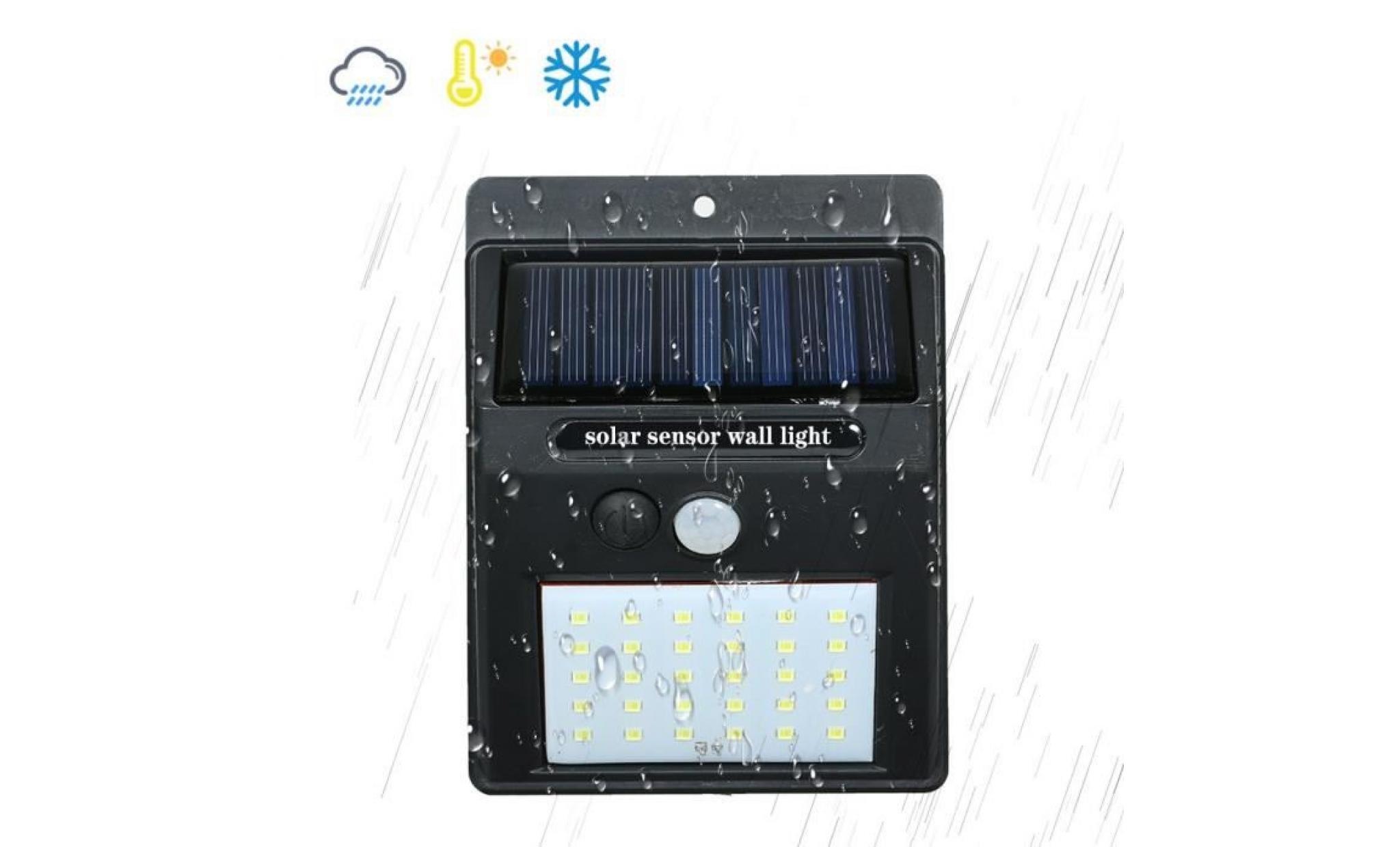 30 leds solar power pir motion sensor wall light pas cher