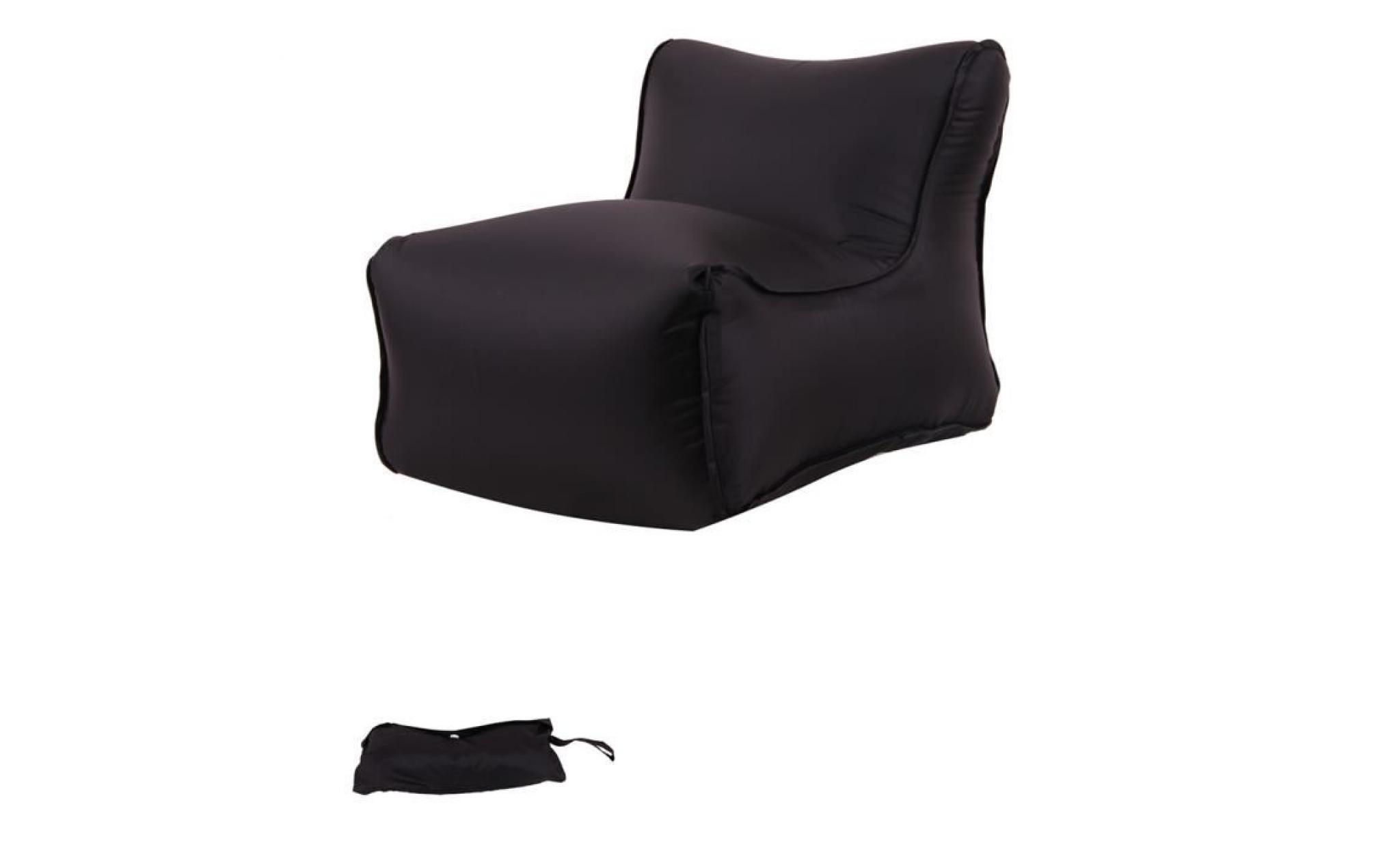 35x50x35cm 1pcs chaise de jardin pliante plastique, chaise gonflable, chaise pliante camping, air canapé gonflable pliable   orange