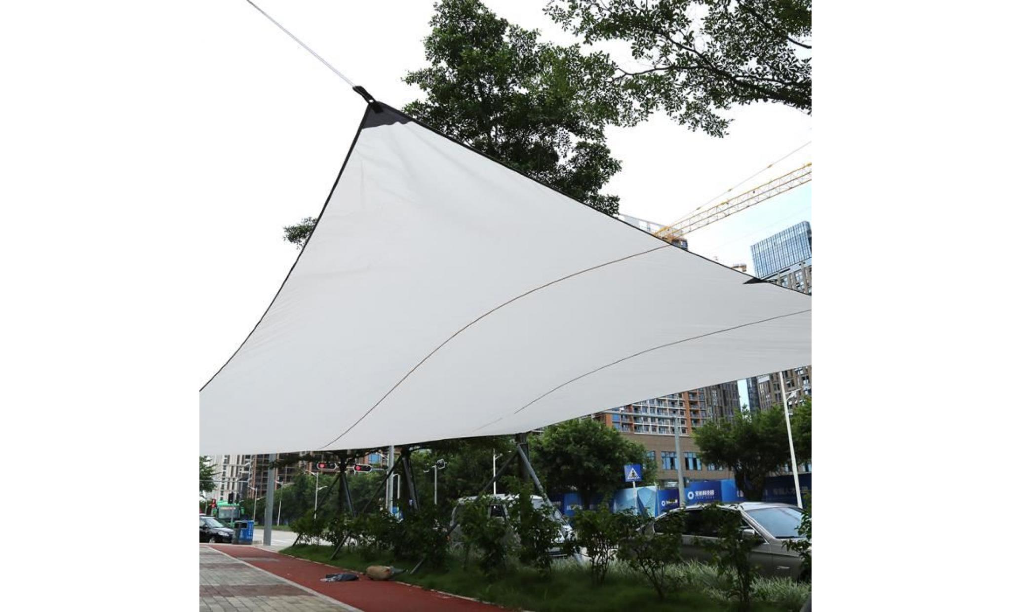 4.5 * 5 m toile solaire, voile d'ombrage, auvent de jardin étanche brise vue beige  yuyuan shop pas cher