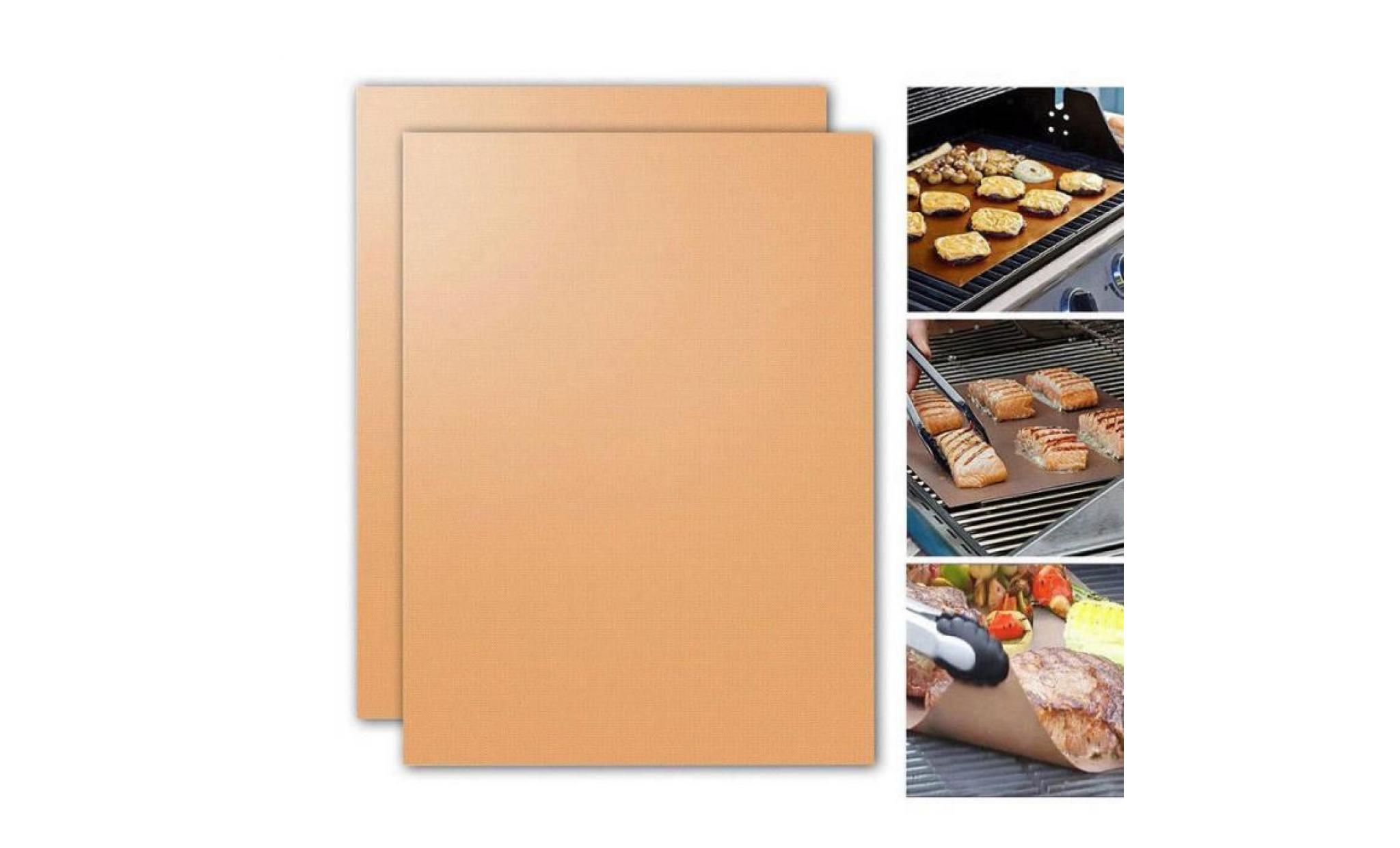 4 pcs portable facile propre grill pad bbq outil résistant à la chaleur bbq grill mat cuisson ustensiles de cuisson mat