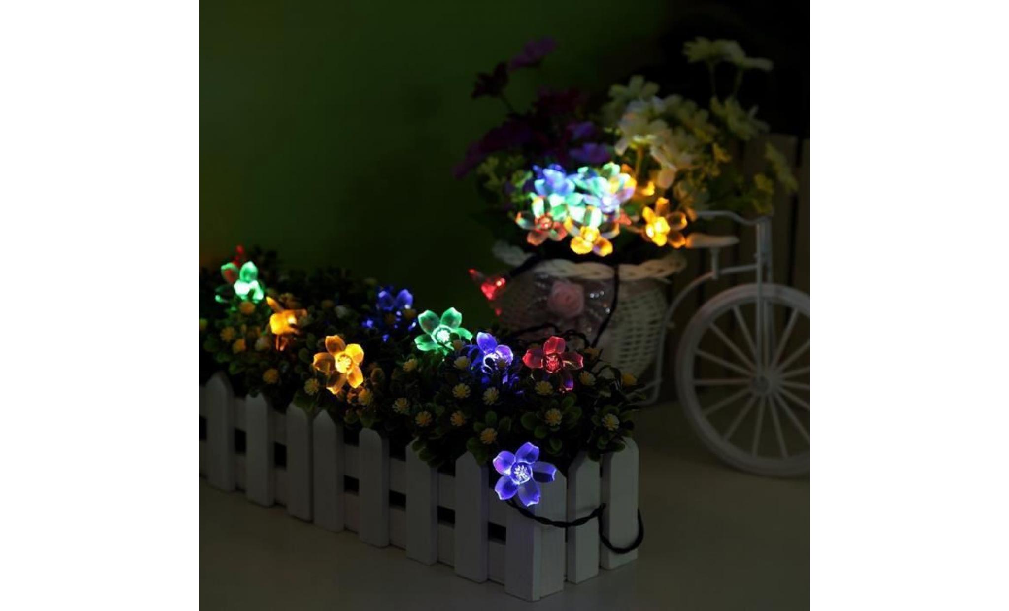 50 led fée chaîne solaire led light ampoule pour soirée de mariage de noël décor de jardin mr li8697 pas cher