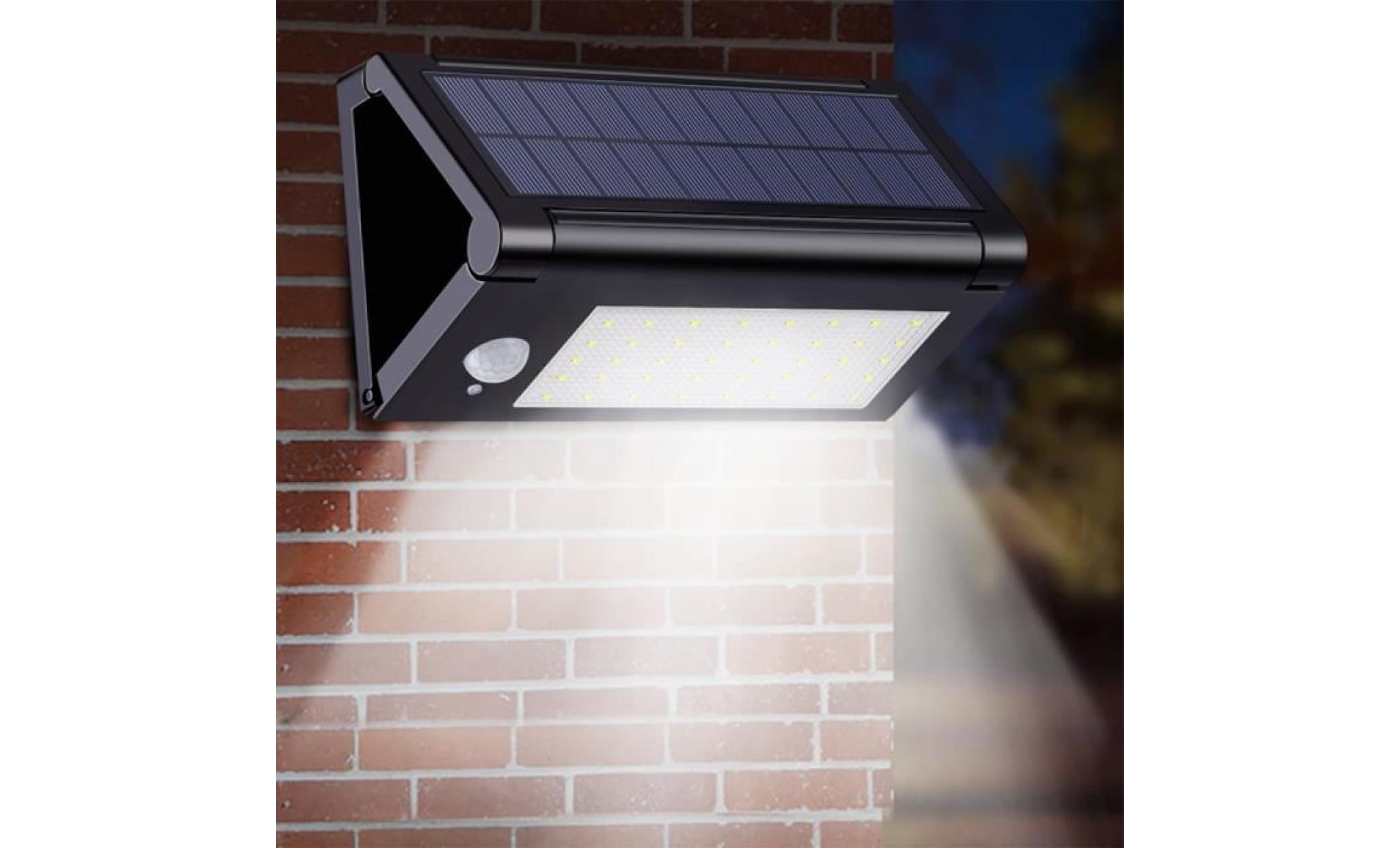 50led pliable solaire lampe de mur solaire mur lumière extérieure Étanche ip65 sécurité d'éclairage pas cher