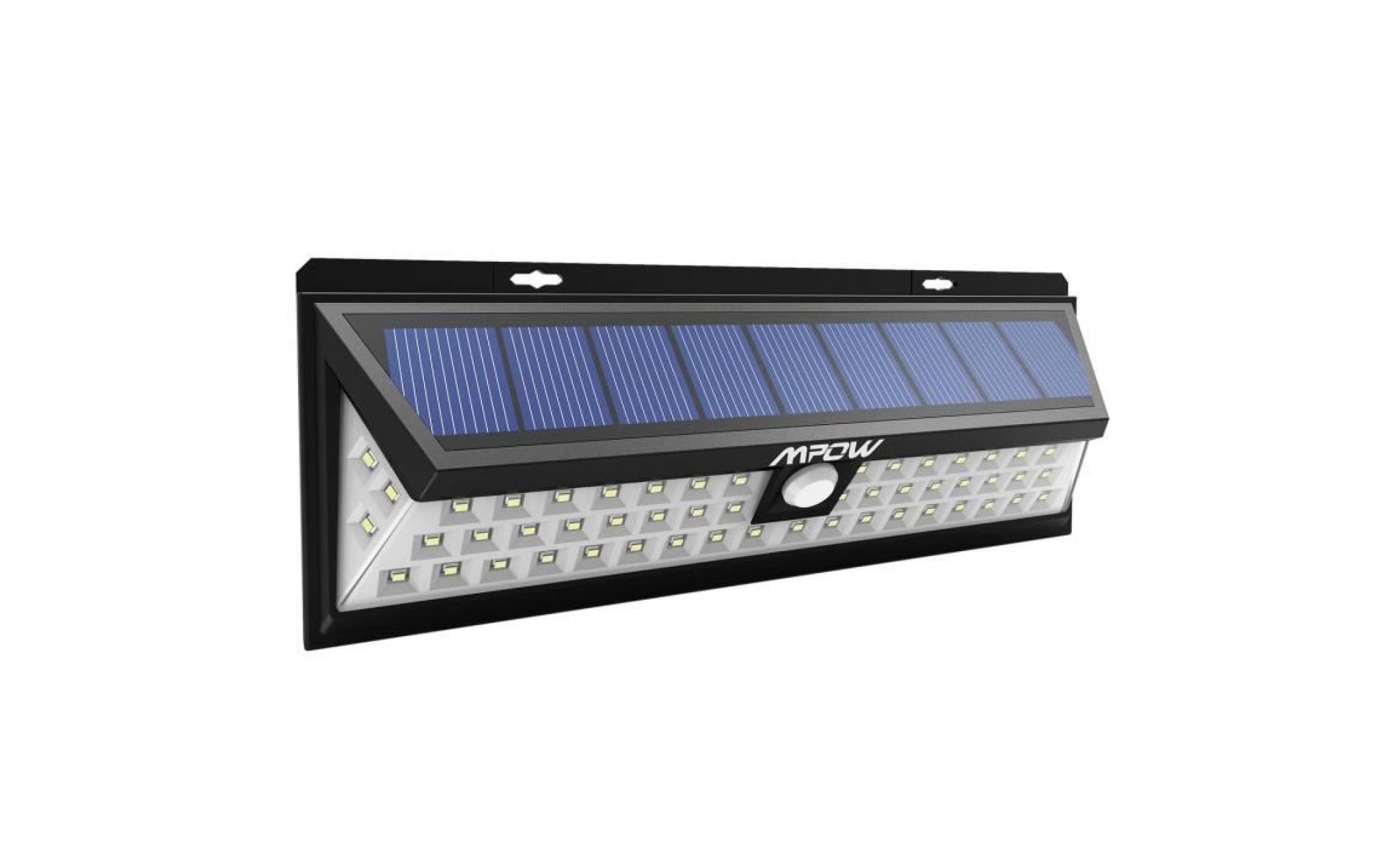 [54 LED] Mpow Lampe solaire extérieure étanche IP65 1188 lumens Luminaire exterieur/ Spot exterieur 120 ° Grand Angle reglable 