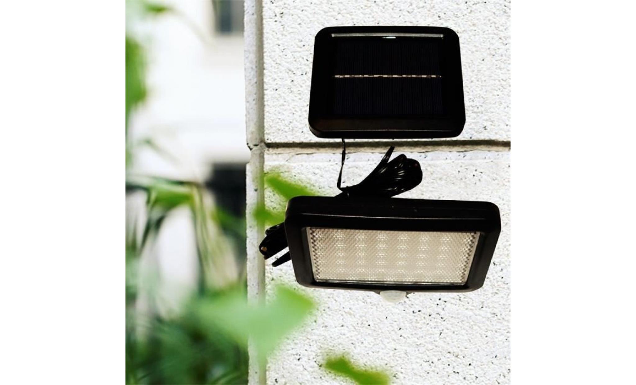 56led de plein air energie solaire lampe de detecteur de mouvement lampe de securite de jardin impermeable pas cher