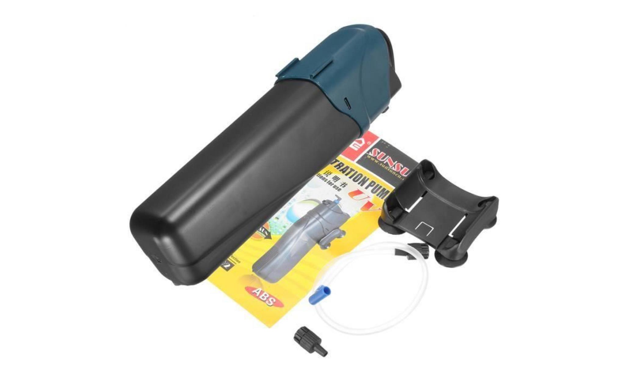 5w uv pompe à air stérilisateur filtrant submersible oxygène pr aquarium c1167 pas cher