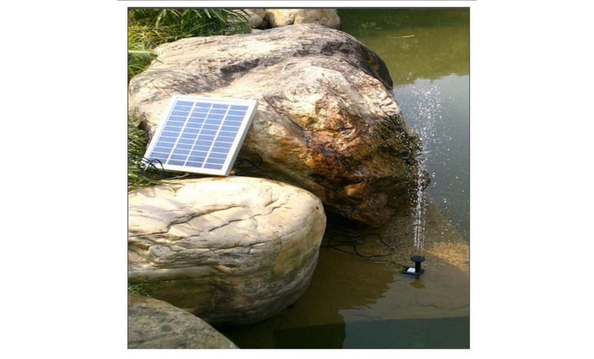 5wfontaine solaire extérieur, pompe à eau solaire pour fontaine de bassin, jardin, pas cher