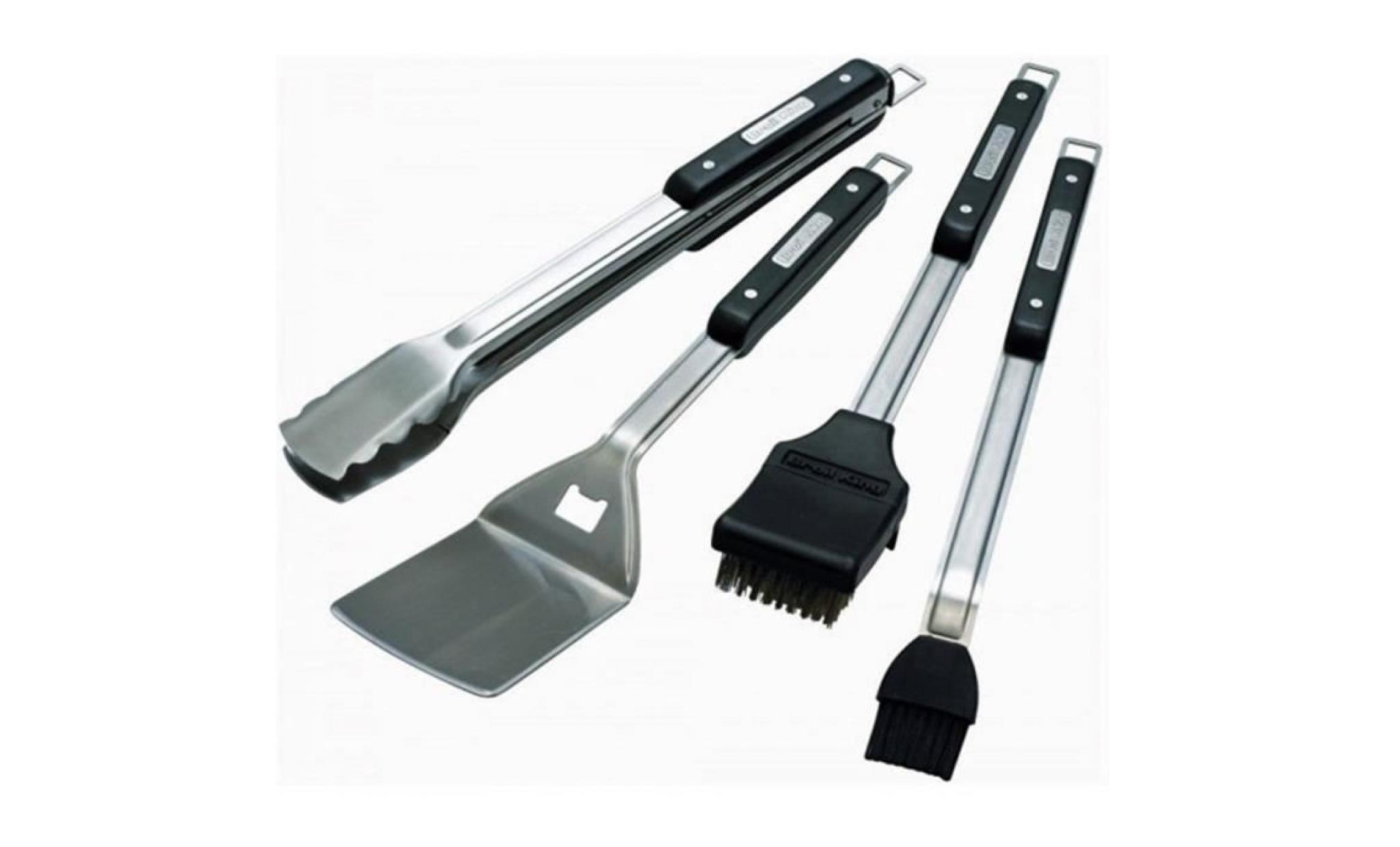 accessoire barbecue set d'ustensiles inox broil...