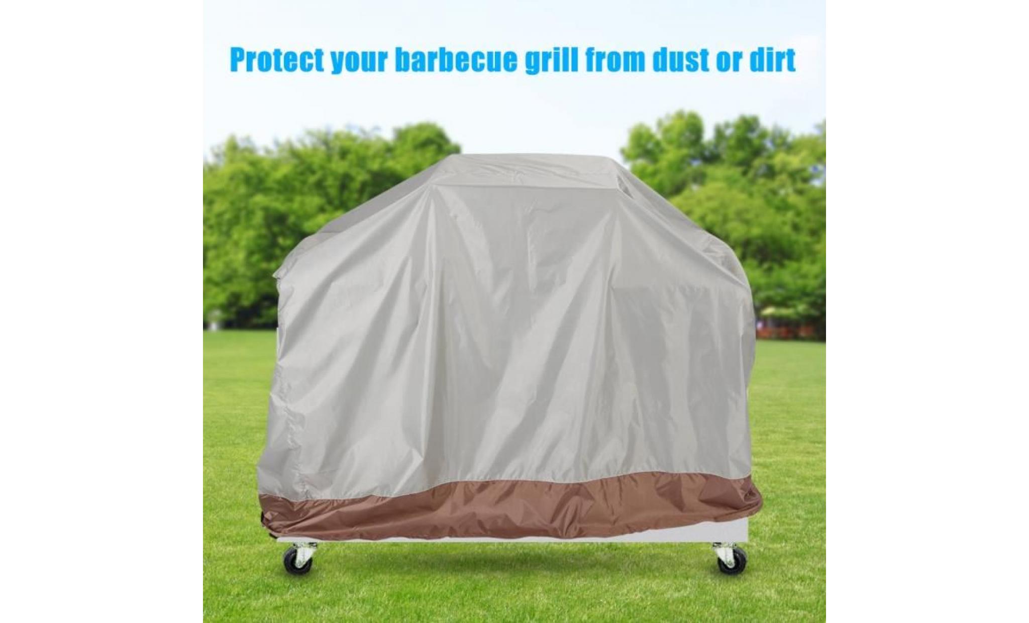 accessoire imperméable extérieur de barbecue de couverture de gril de barbecue de tissu de 210d oxford  laf