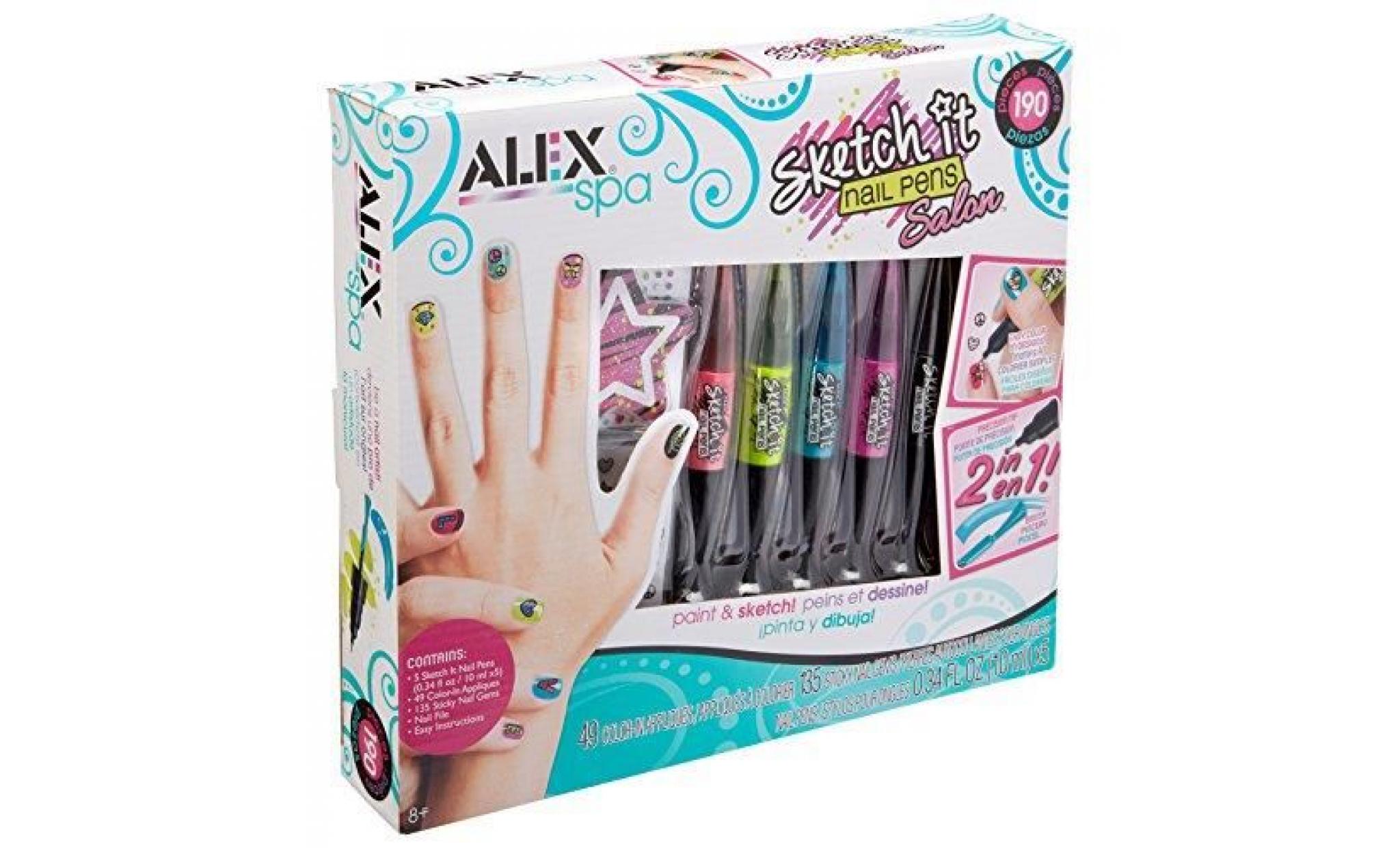 2. ALEX Spa Sketch It Nail Pens Salon - wide 2