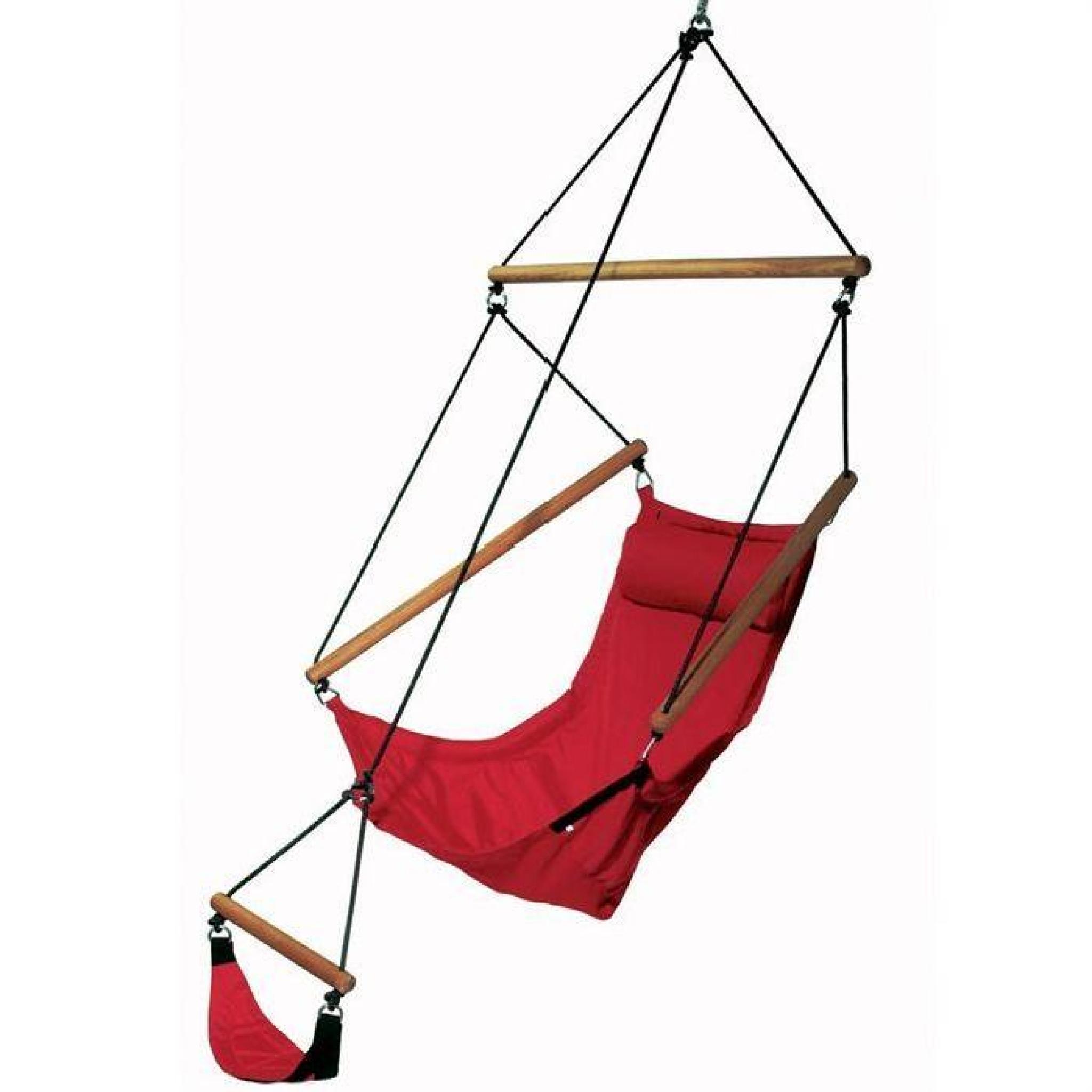 AMAZONAS fauteuil hamac suspendu SWINGER red