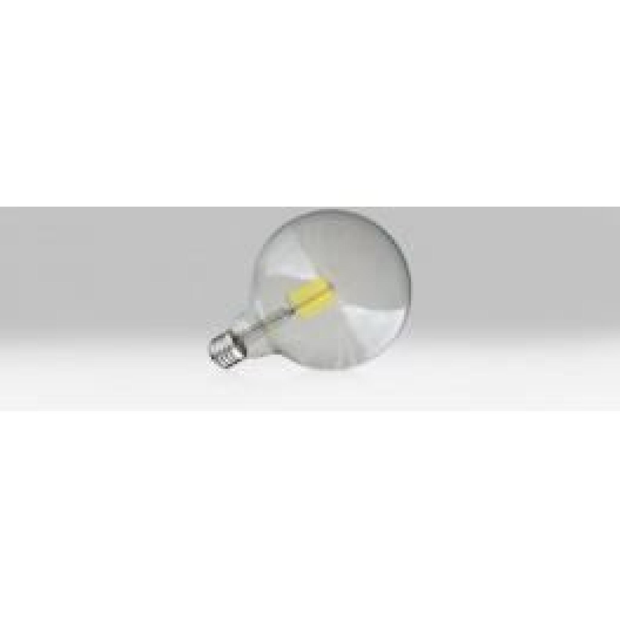 Ampoule LED COB Globe E27 G125 - Transparent Claire - Filament 8W 4000°K 