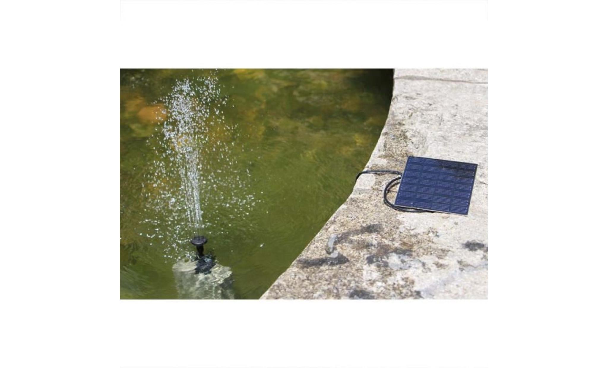 anself kit pompe à eau solaire électrique avec panneau solaire monocristallin pompe pour jardin etang fontaine économie d'énergie 15 pas cher