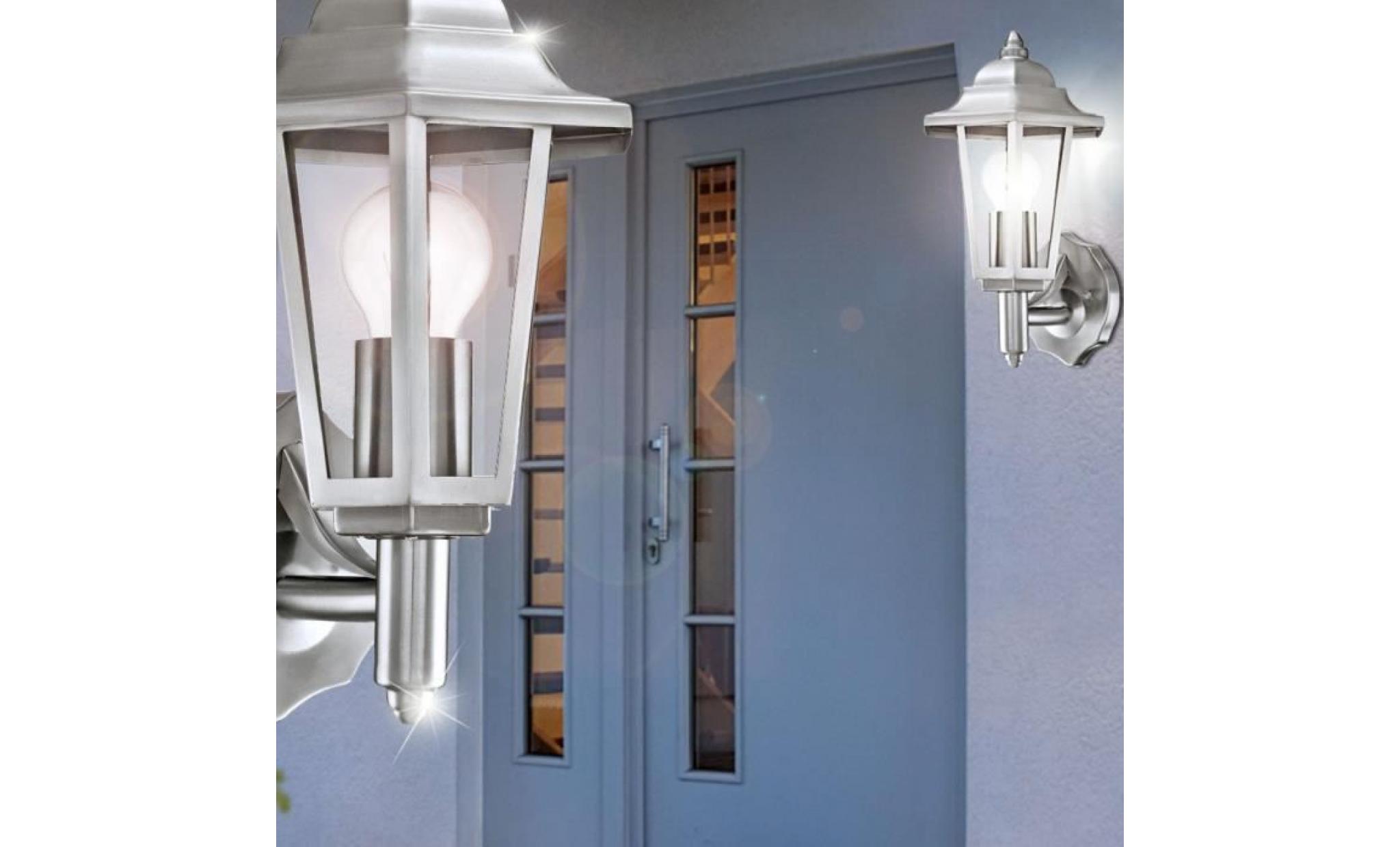 applique classique lampe luminaire mural porte éclairage laterne extérieur pas cher
