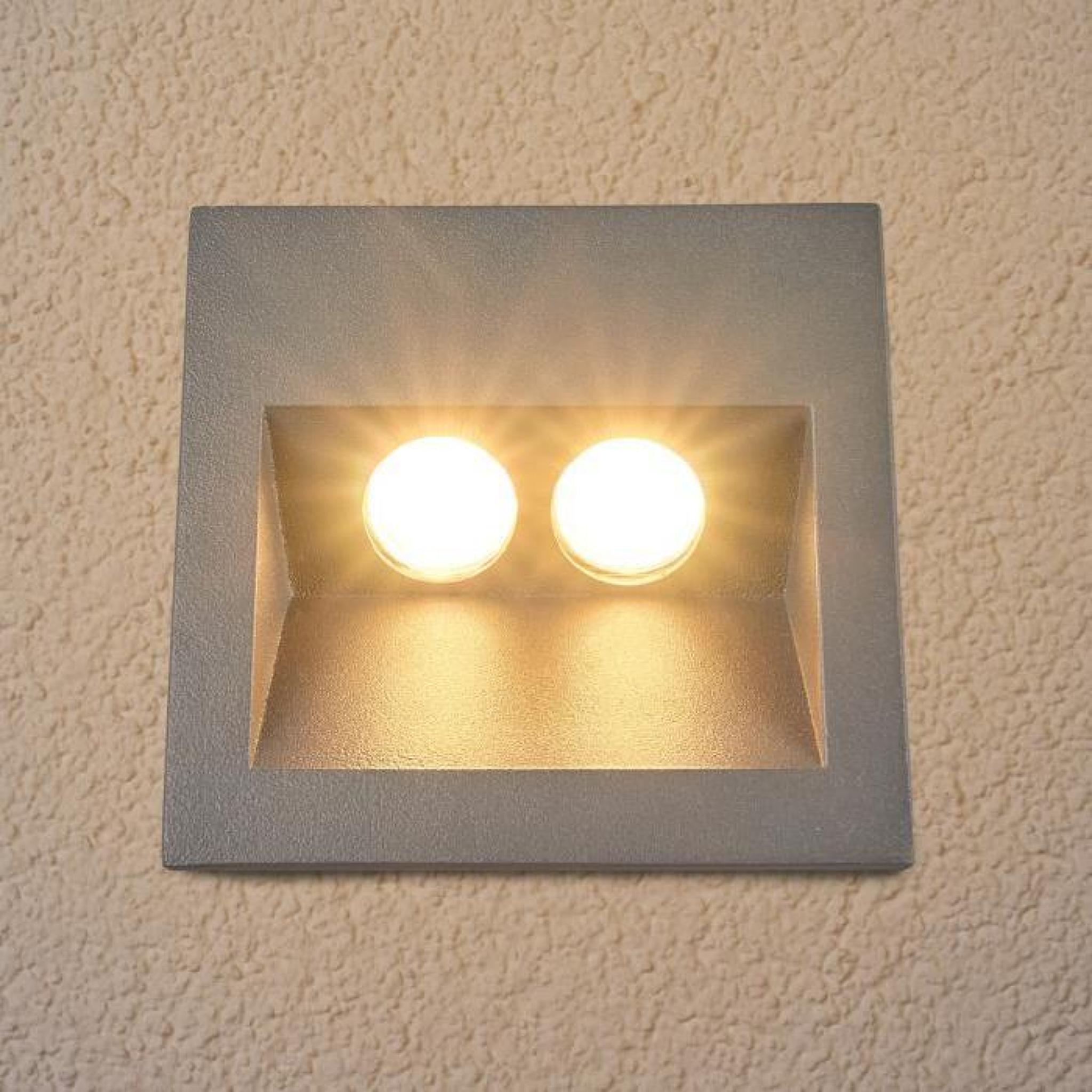 Applique d'extérieur LED Evienne en gris foncé pas cher