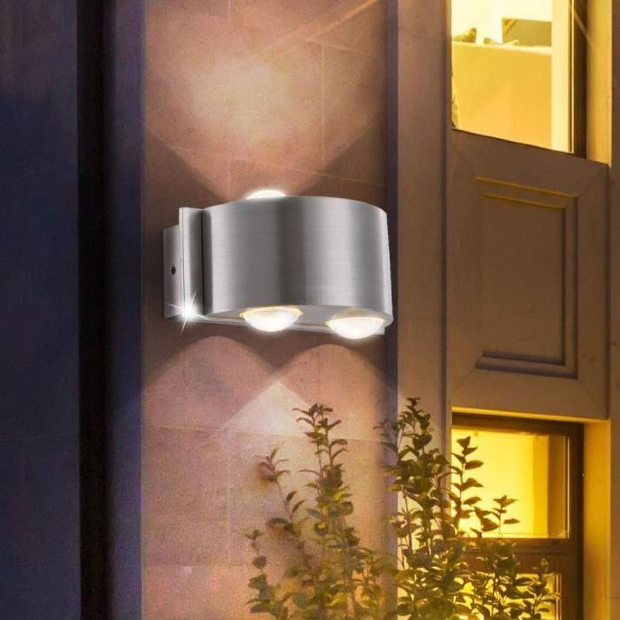 Applique DEL luminaire mural lampe espace extérieur LED jardin terrasse balcon pas cher
