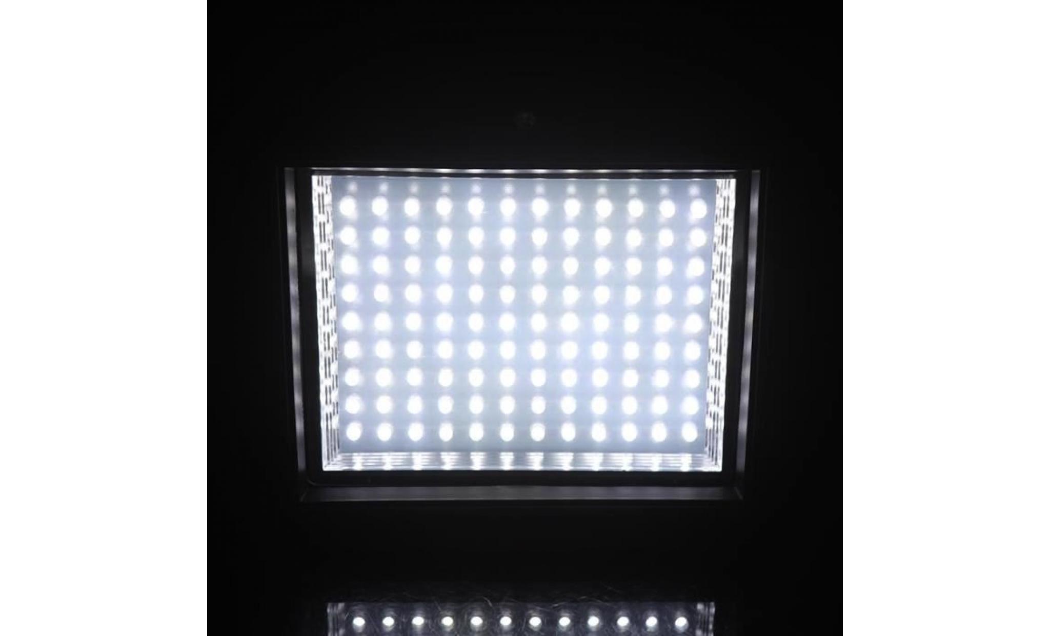 applique extérieure ampoule projecteur lampe de jardin 64 led lumière panneau solaire stationnement signe d'affaires présentoir  cwu pas cher