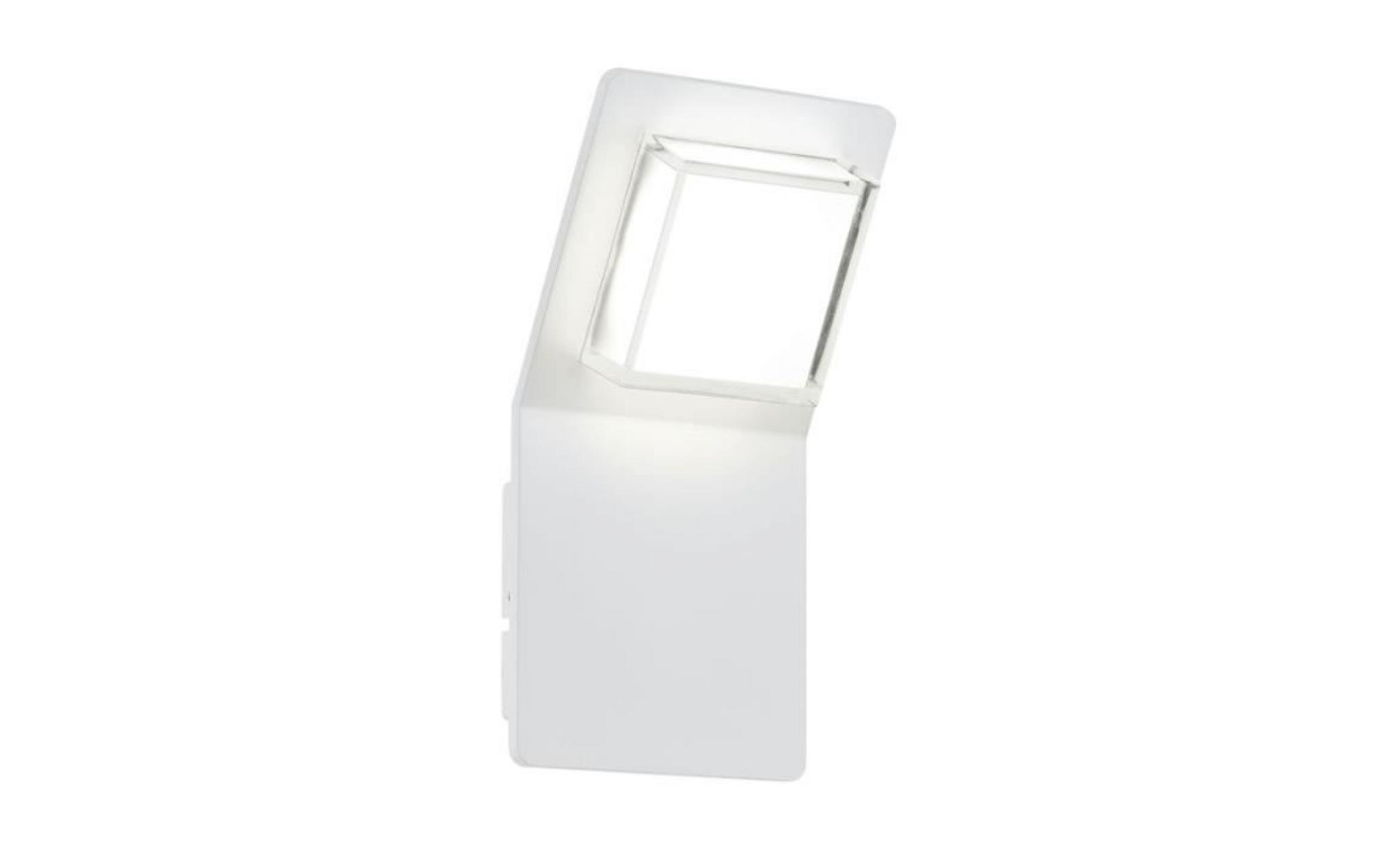 pias   applique d'extérieur led lumière plongeante blanc h21cm