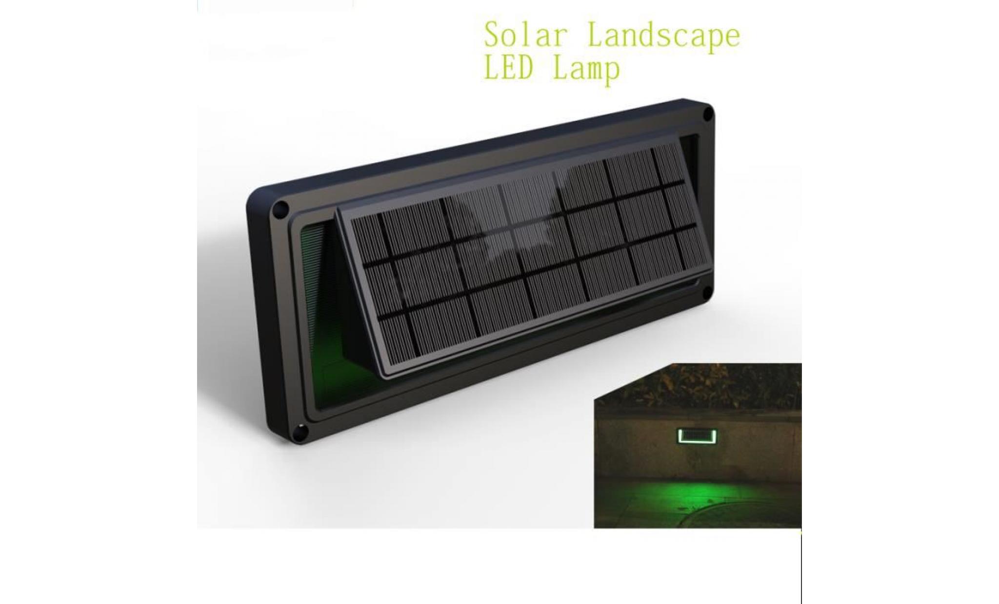 applique murale led solaire d’extérieur avec capteur sonore (2 modes), étanche pas cher
