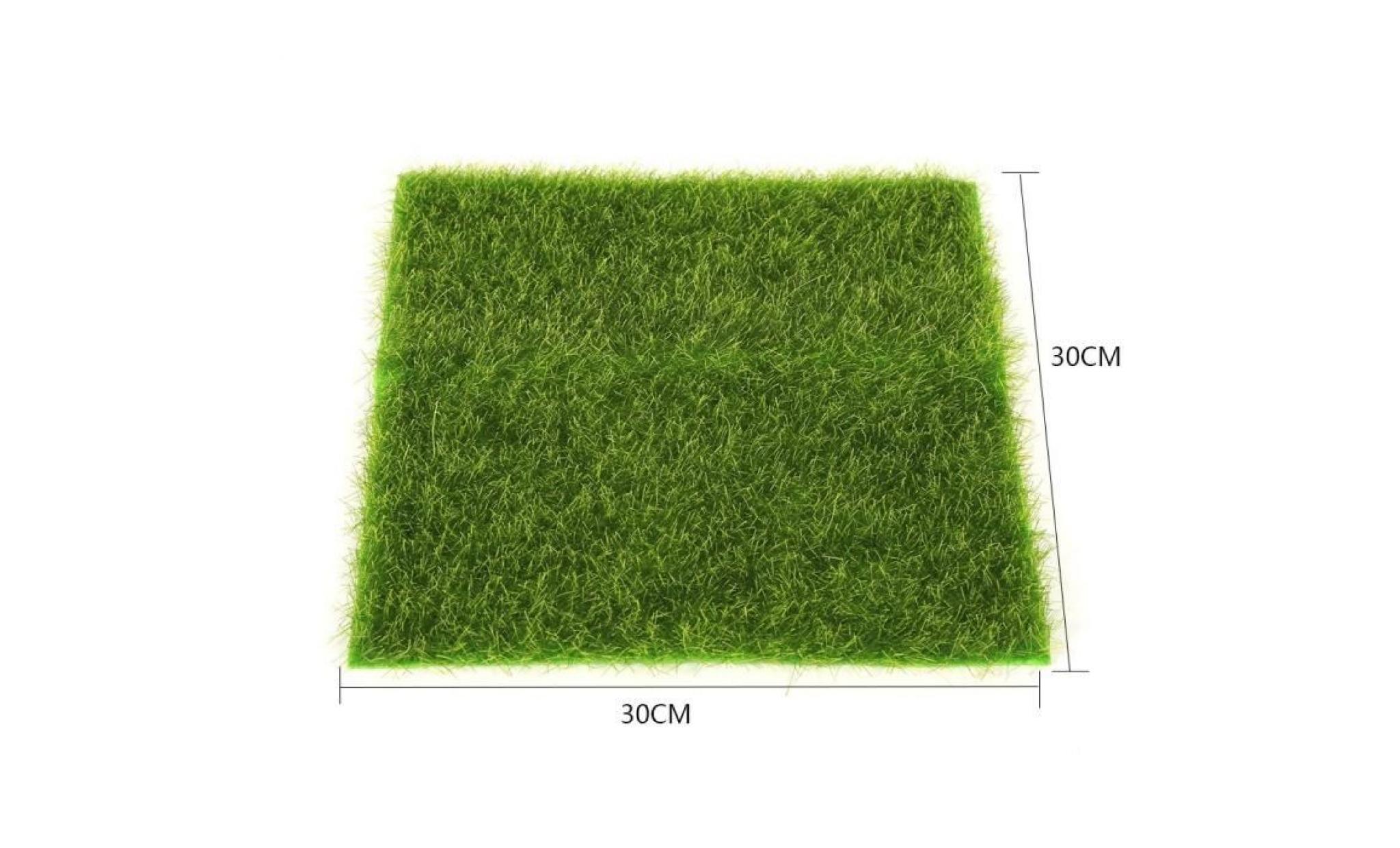 artificielle herbe tapis plastique pelouse grass intérieur extérieur vert synthétique gazon micro ornement paysage décoration (