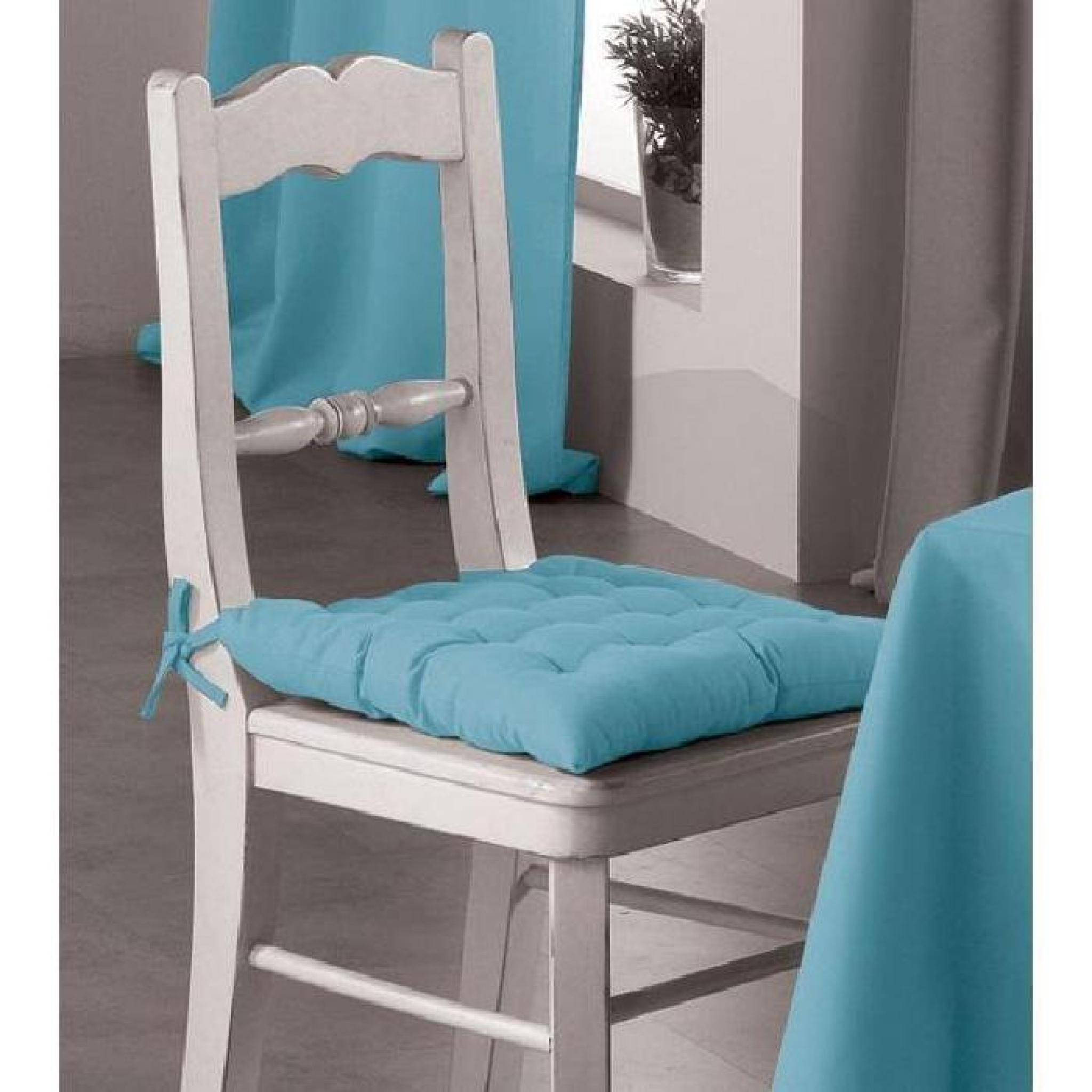 Assise de chaise ESSENTIEL bleu turquoise
