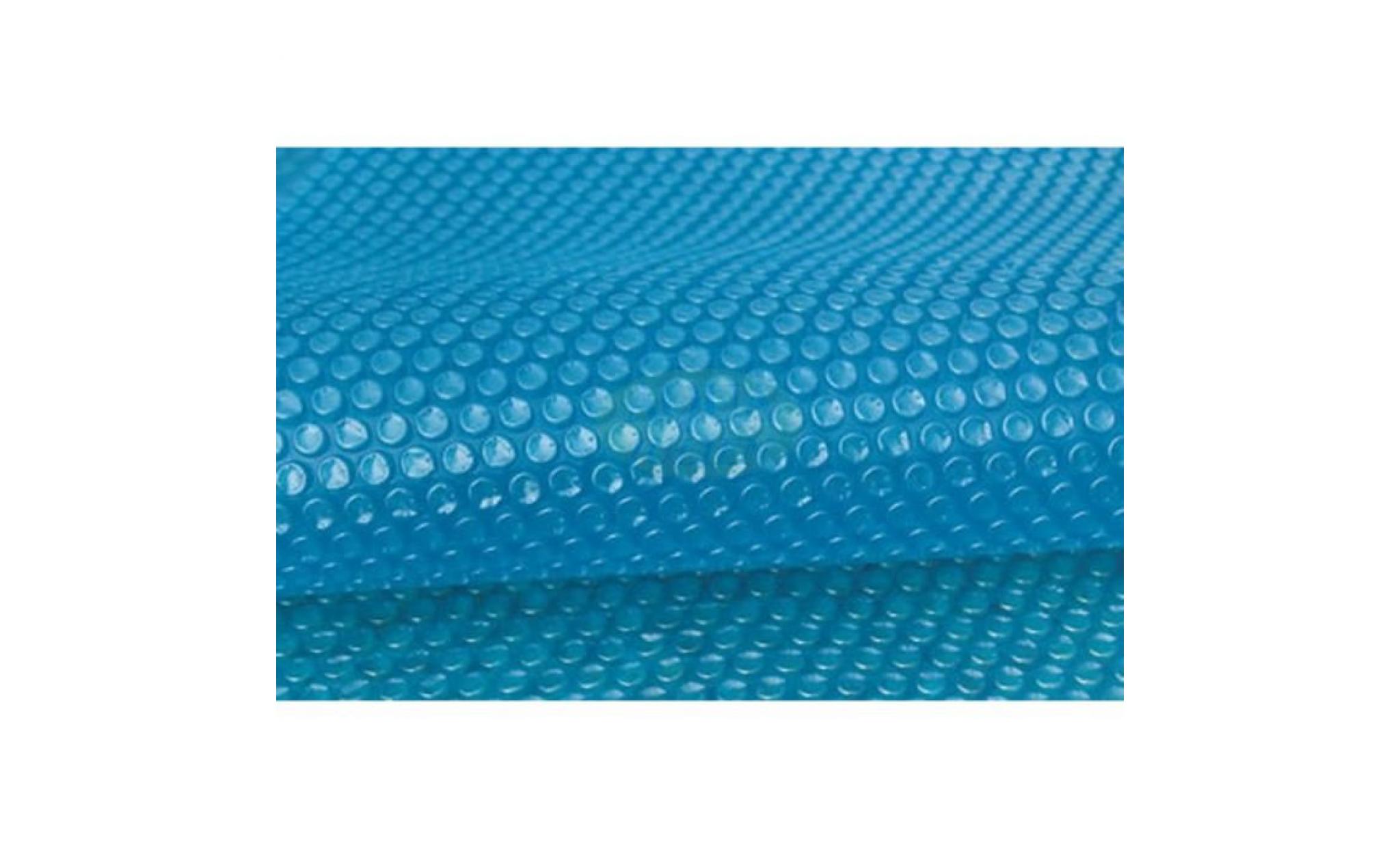 bâche à bulles piscine ovale 200 microns forme   forme ovale, largeur   l. 3,70 m, longueur    l. 5,50 m pas cher