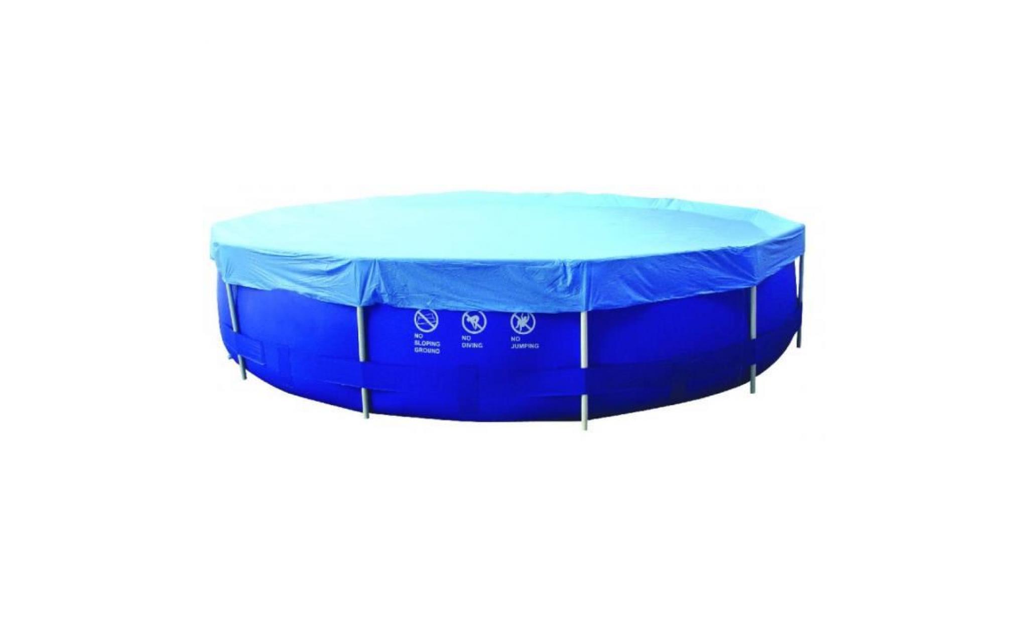bâche de protection pour piscine 450 cm bleu
