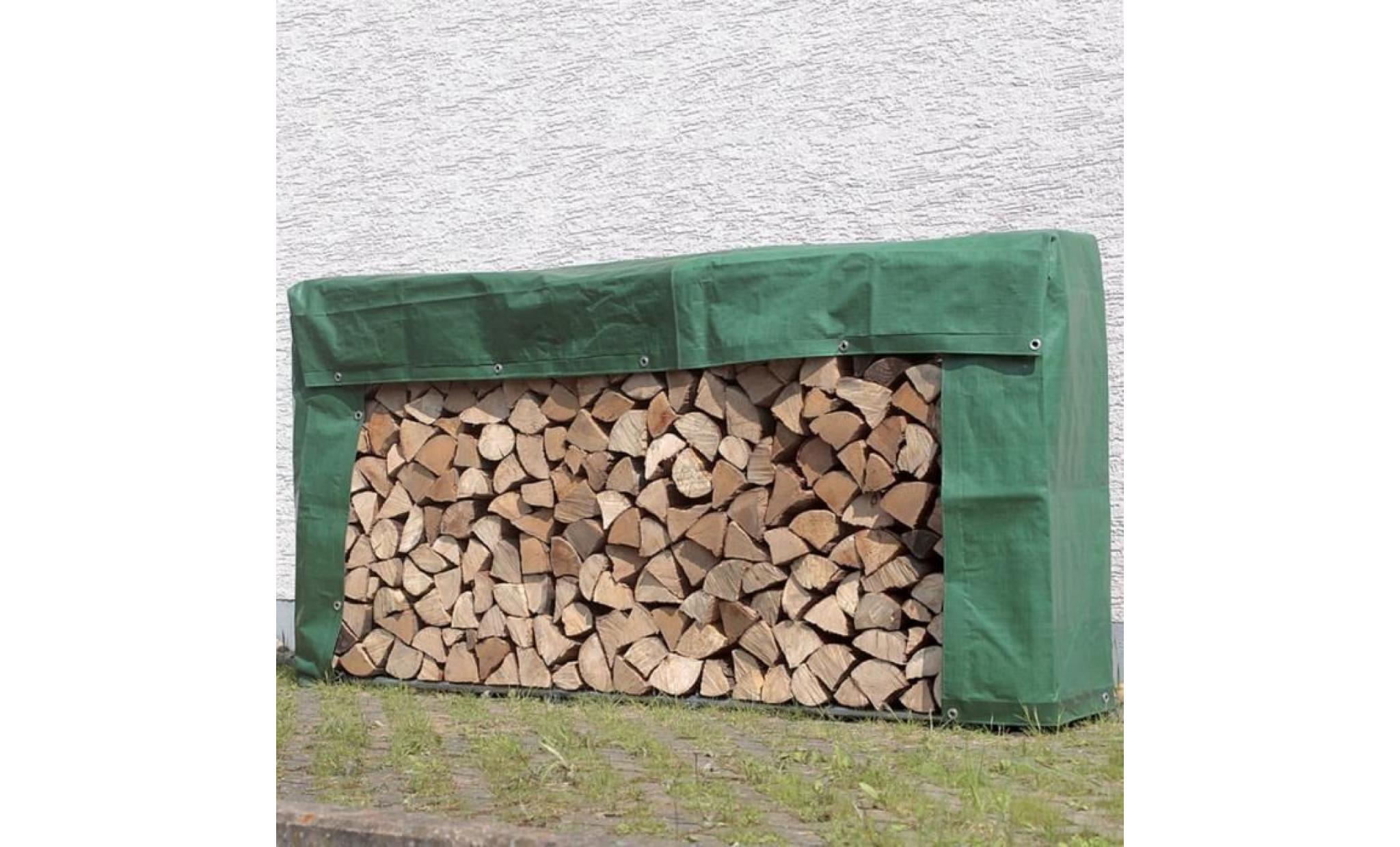 bâche pour bois vert 600 x 150 cm 5124000 pas cher