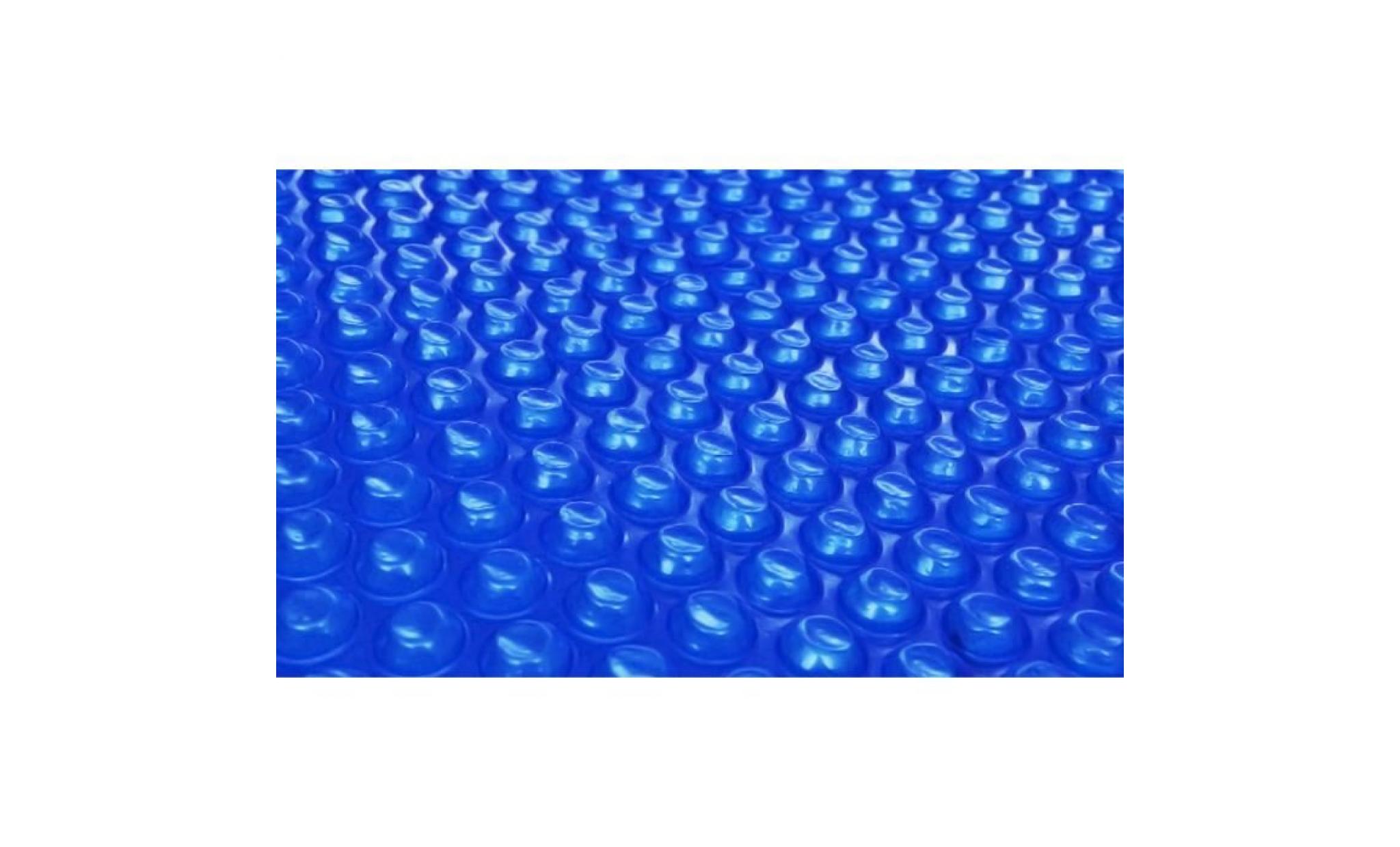 vidaxl film solaire de piscine ronde pe 300 cm bleu