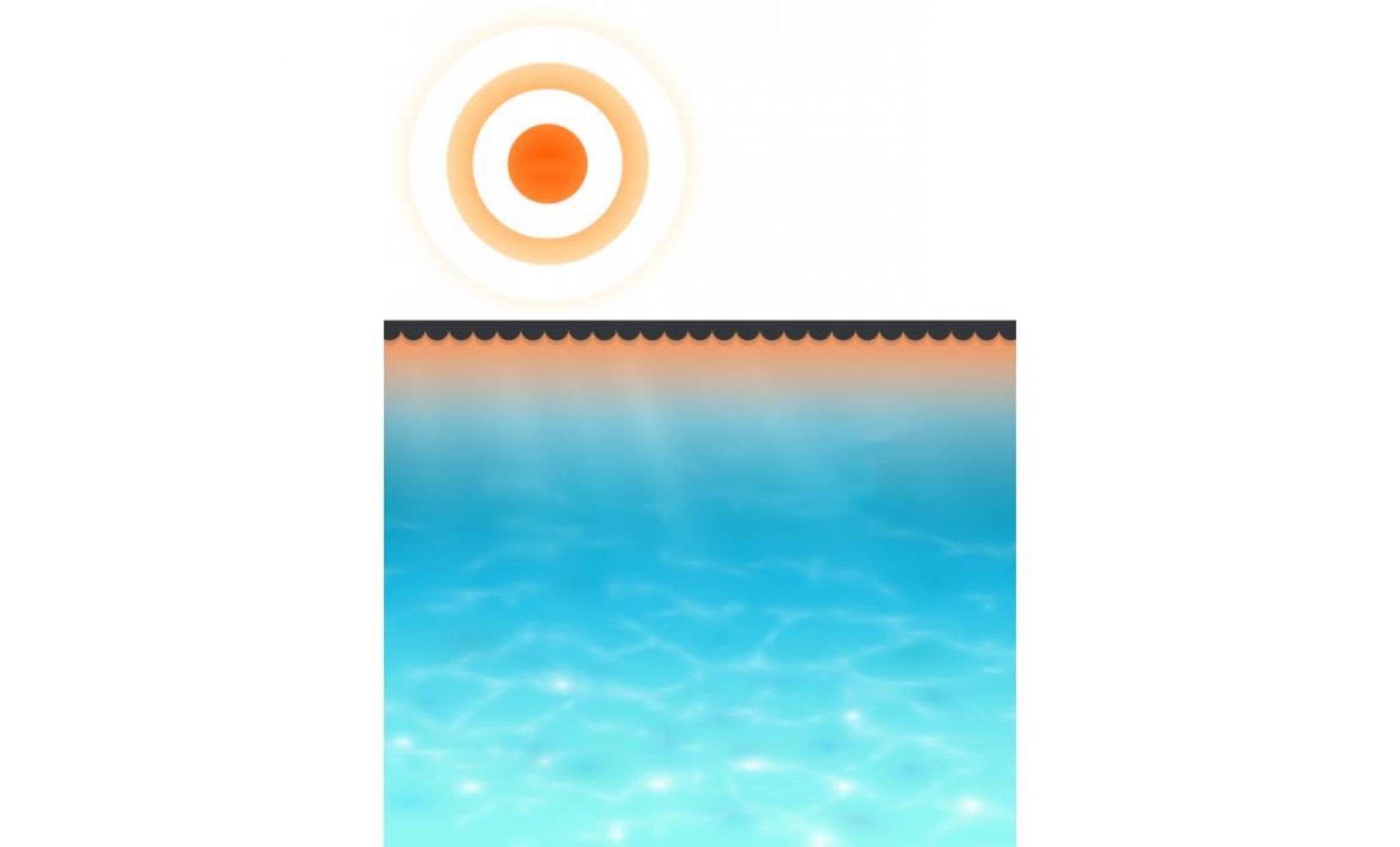 vidaxl film solaire de piscine ronde pe 300 cm bleu pas cher