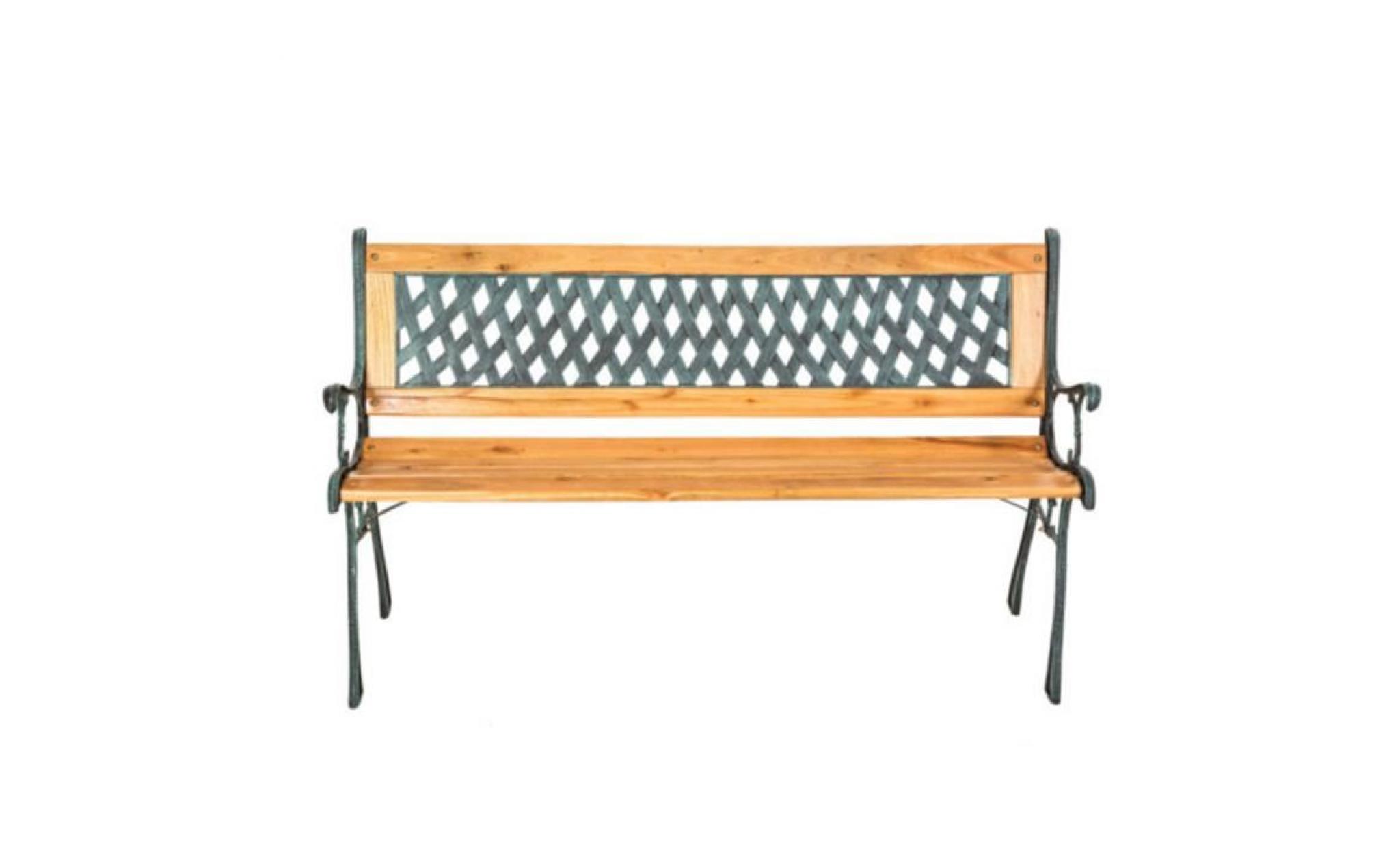 banc banquette mobilier meuble de jardin parc terrasse en bois