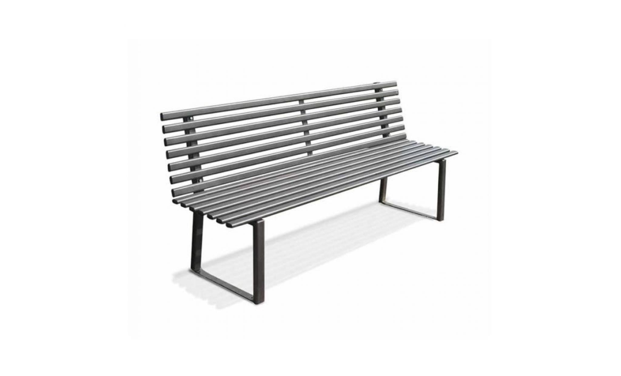 bancs pour le mobilier urbain  banc de jardin en acier  banc adapté à l'extérieur réf art. 5201