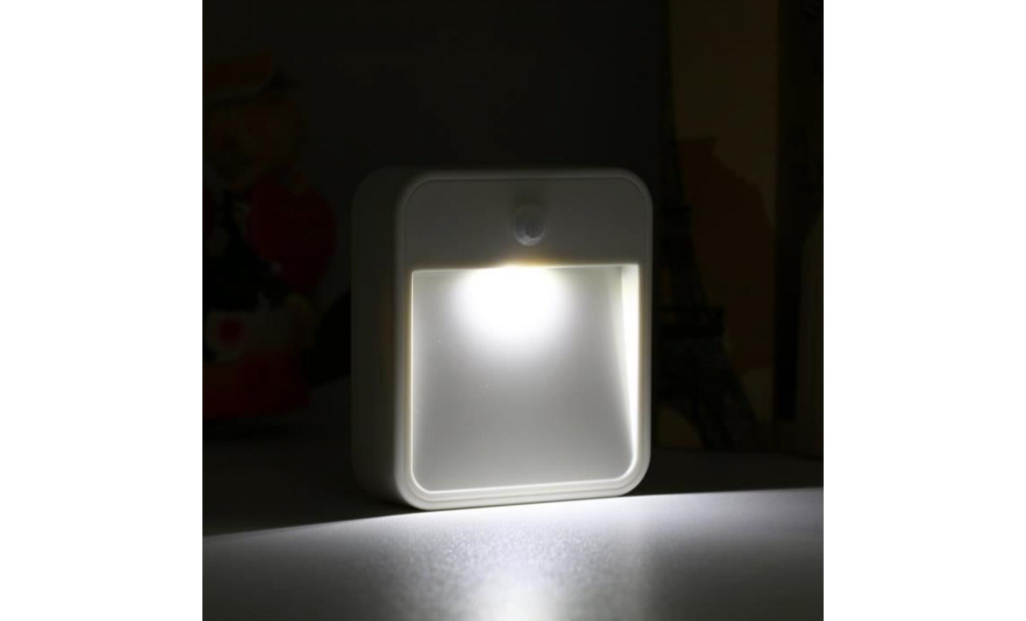 baqi applique lampe led couloir avec detecteur de mouvement 0.5w blanc distance de détection: 0 3 m 10lm pas cher